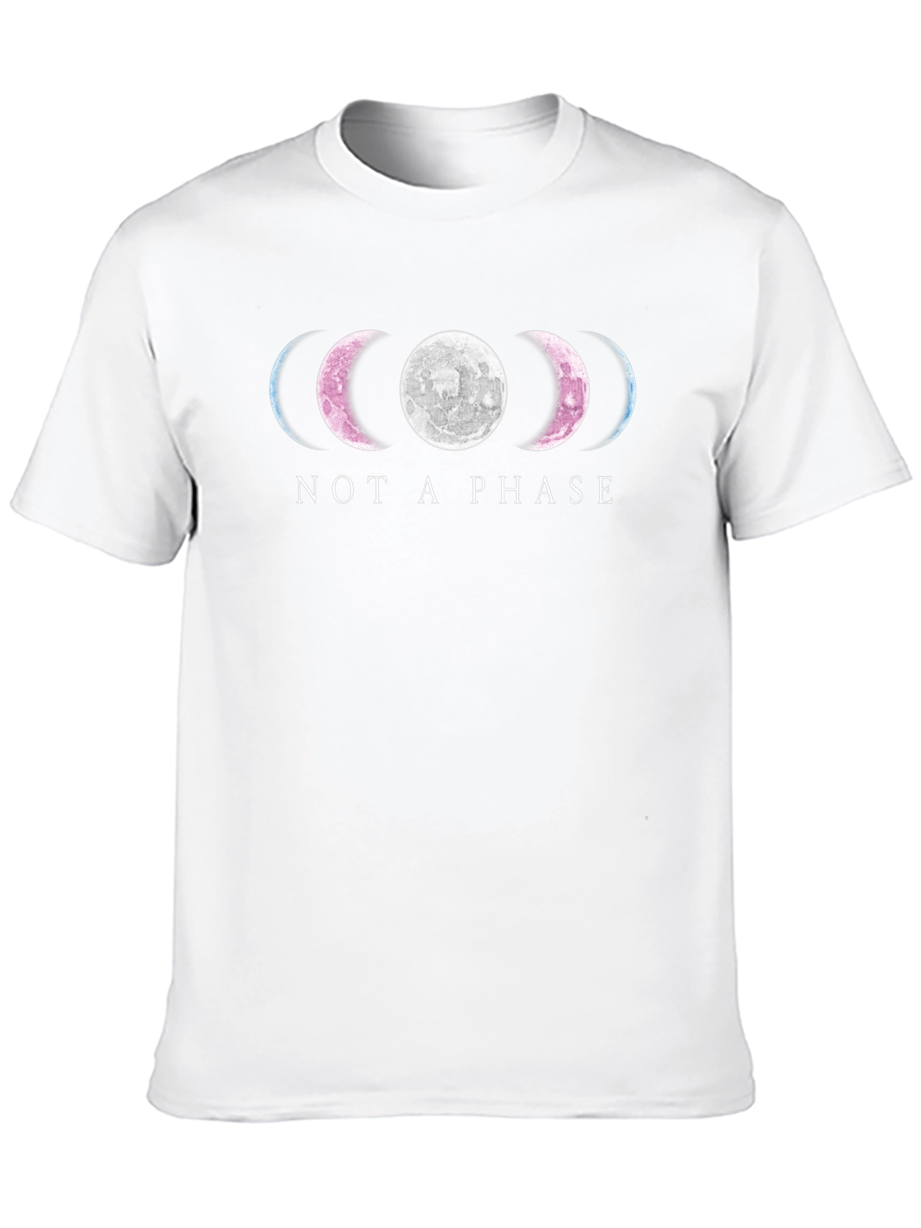 Not a Phase Moon Phases Black T-Shirt