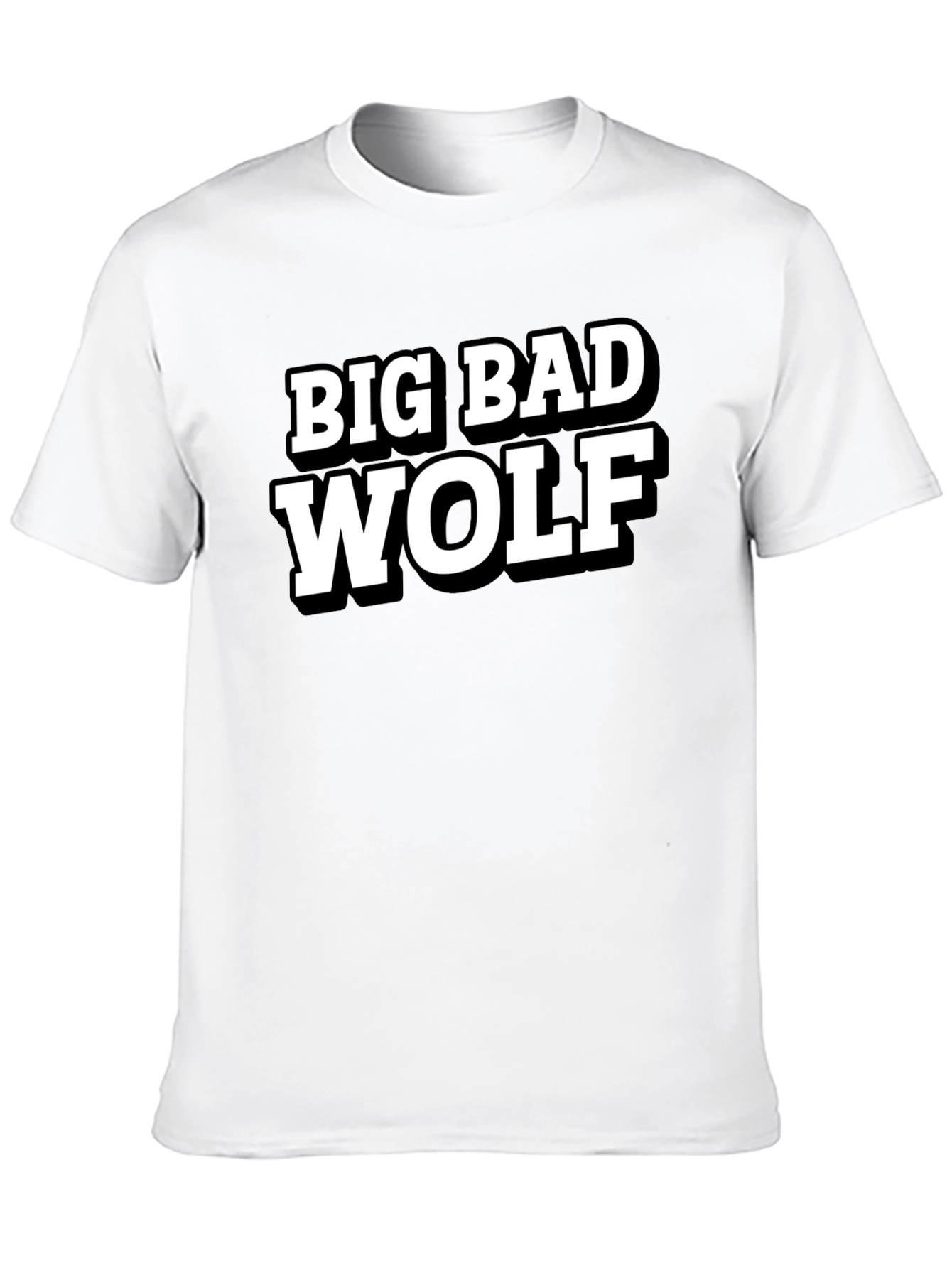 Big Bad Wolf Black Graphic T-Shirt