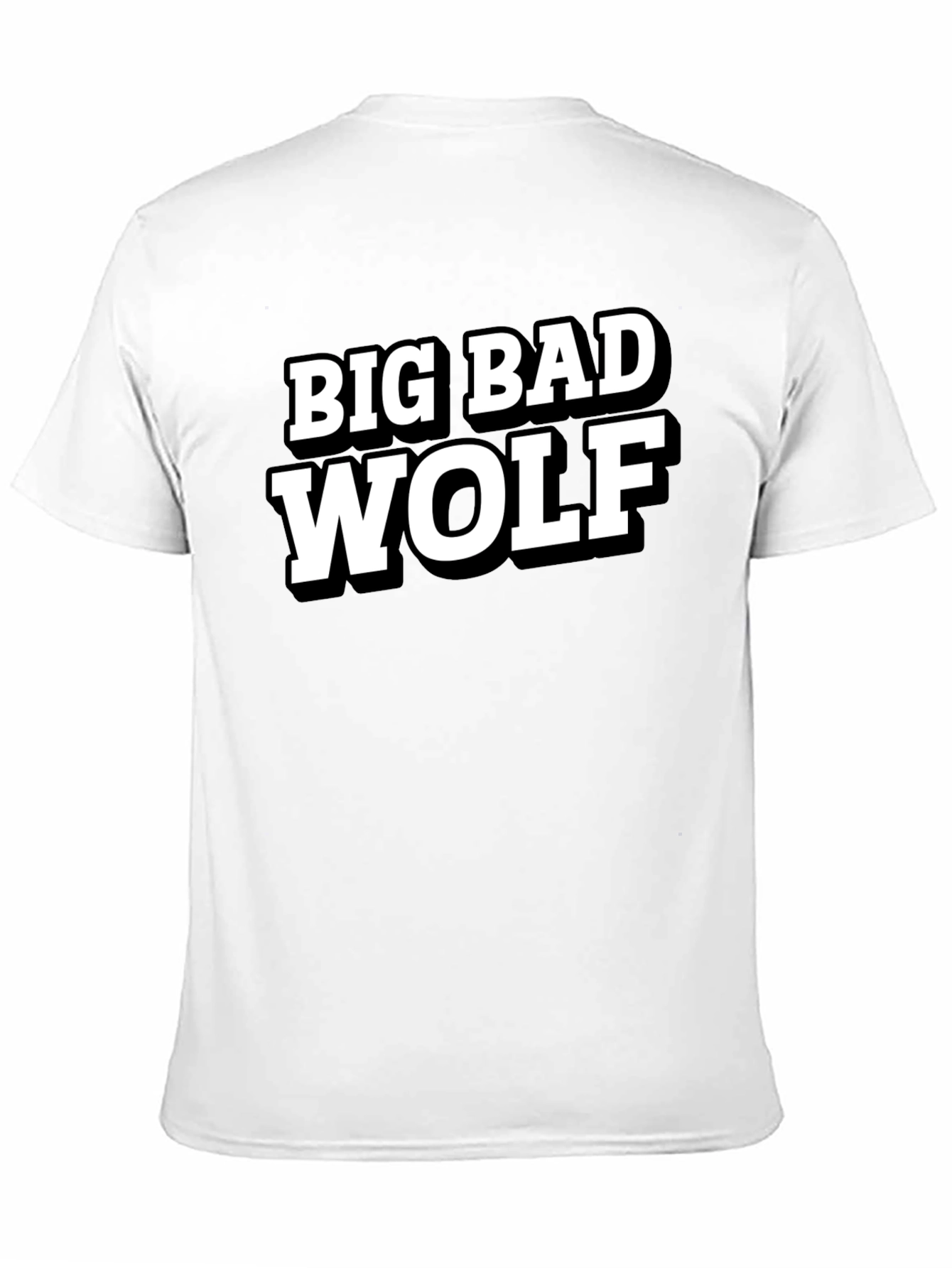 Big Bad Wolf Black Graphic T-Shirt