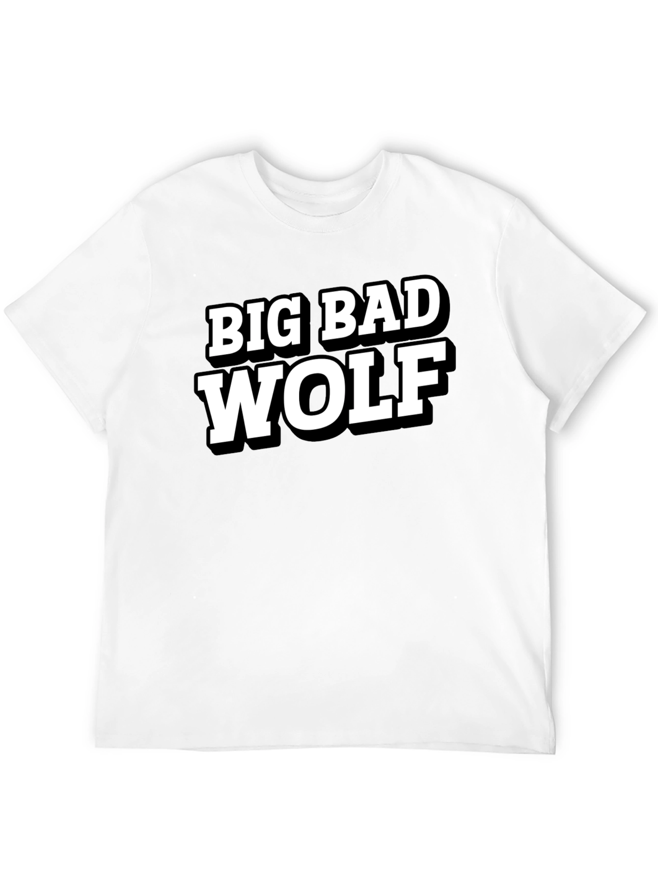 Big Bad Wolf Black Graphic T-Shirt