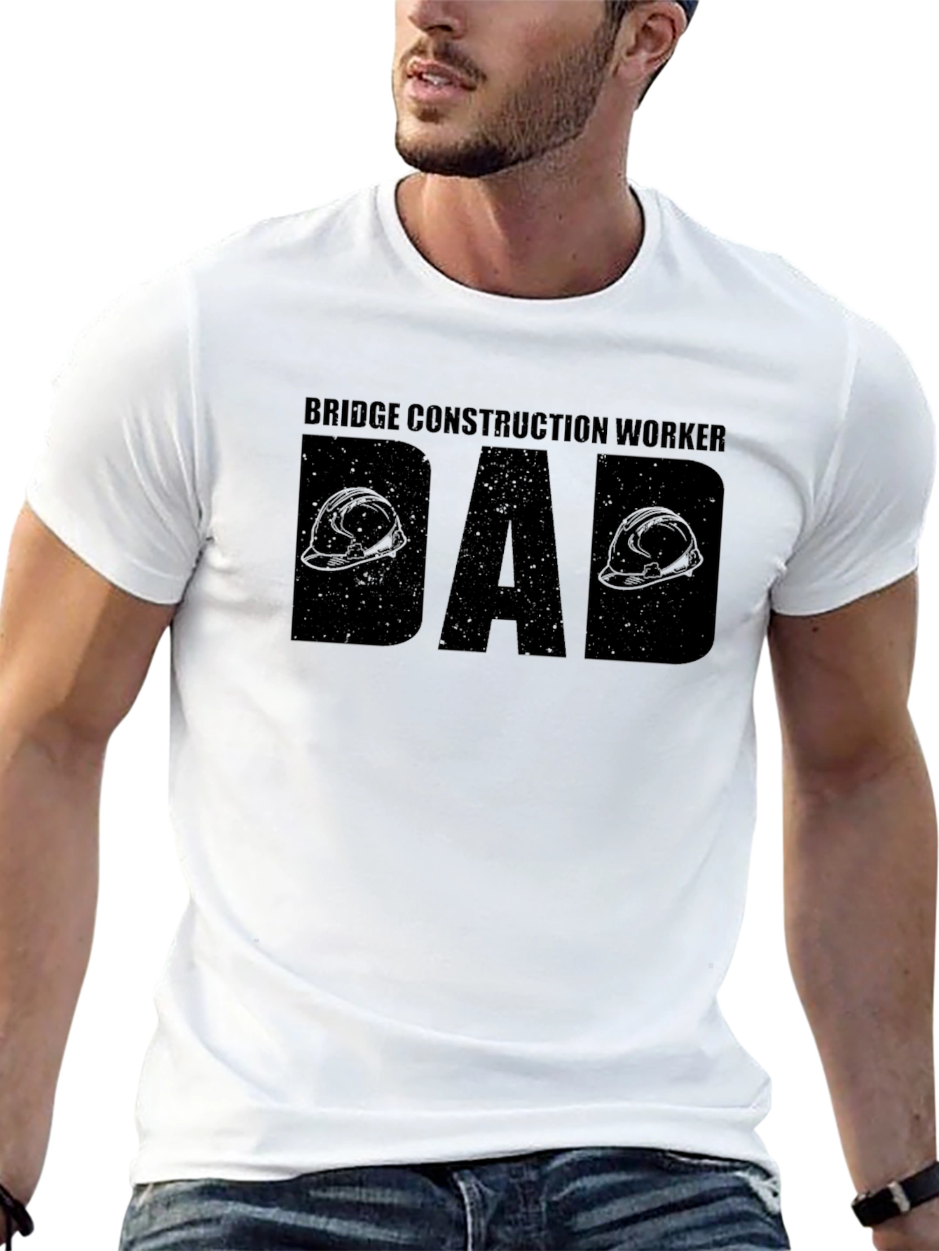 Bridge Construction Worker Dad T-Shirt