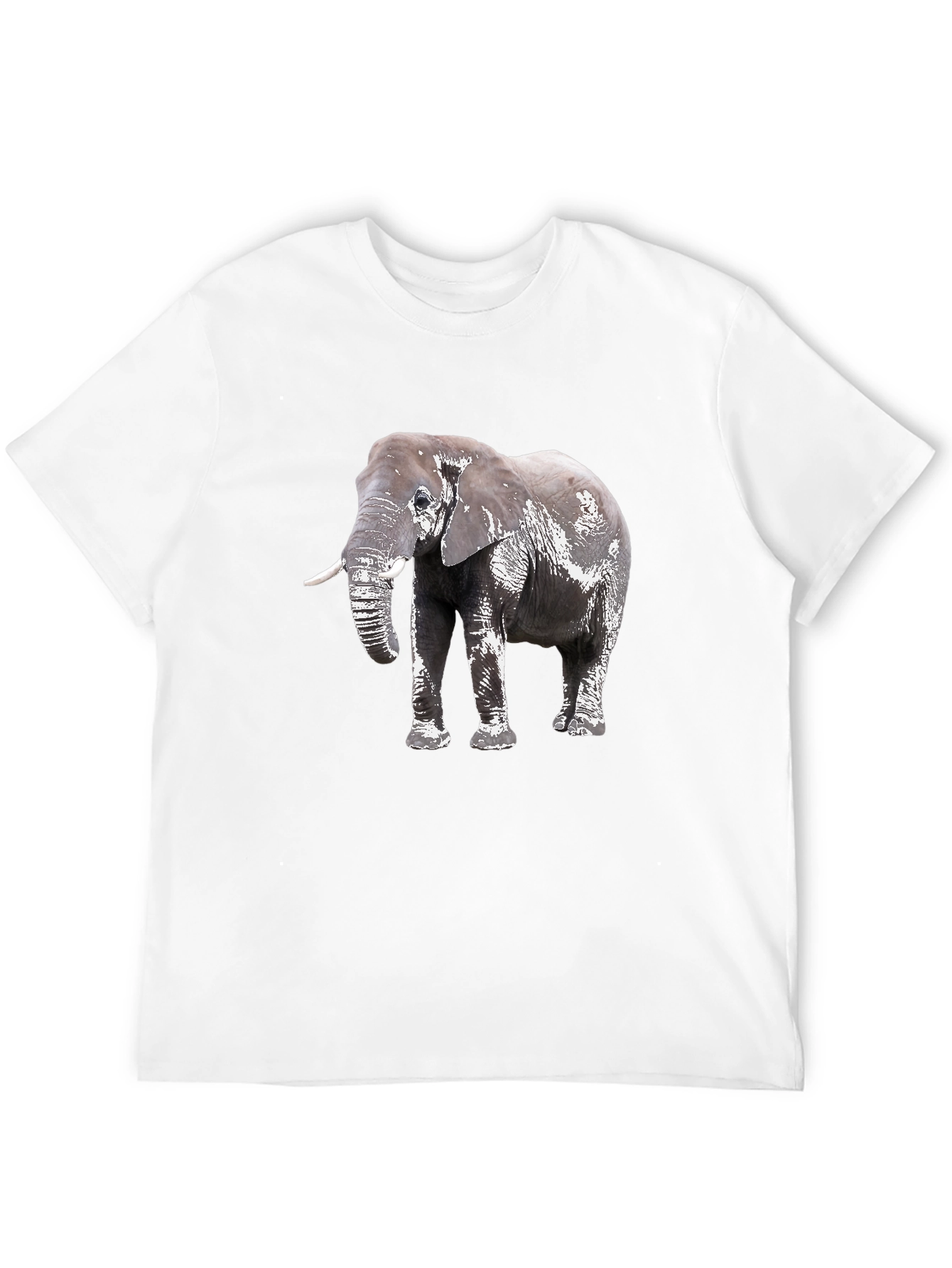 Elephant Graphic Black T-Shirt
