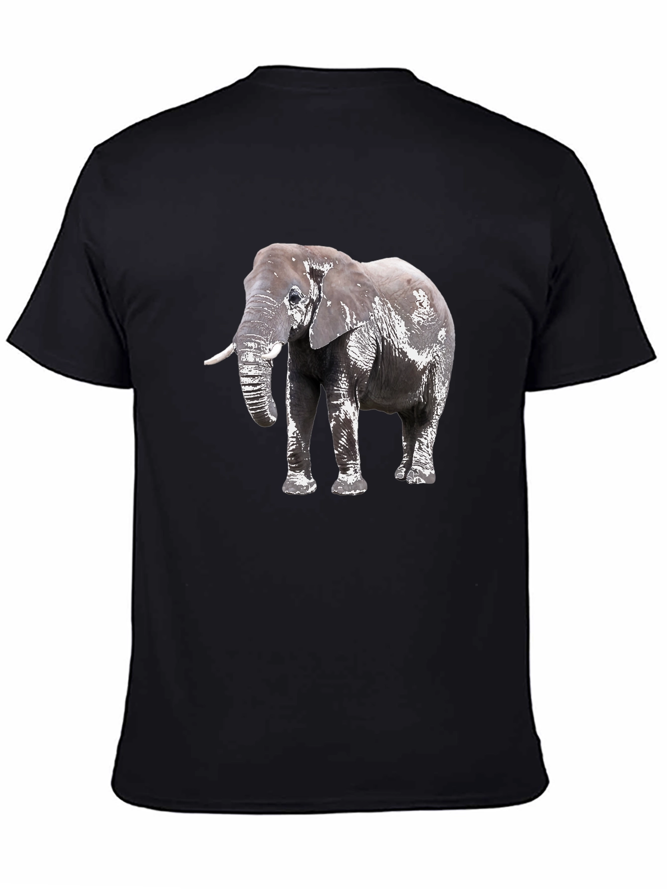 Elephant Graphic Black T-Shirt