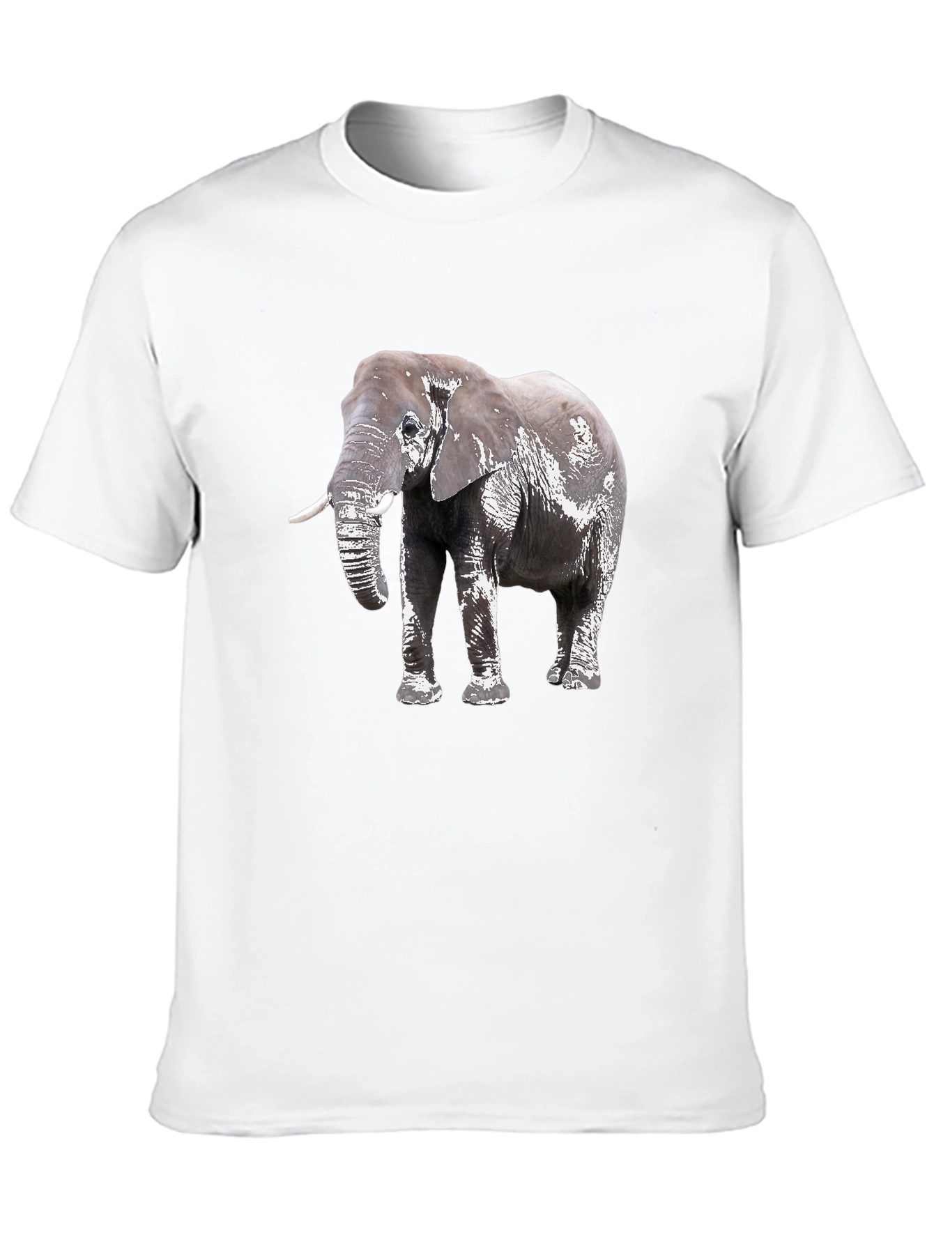 Elephant Graphic Black T-Shirt