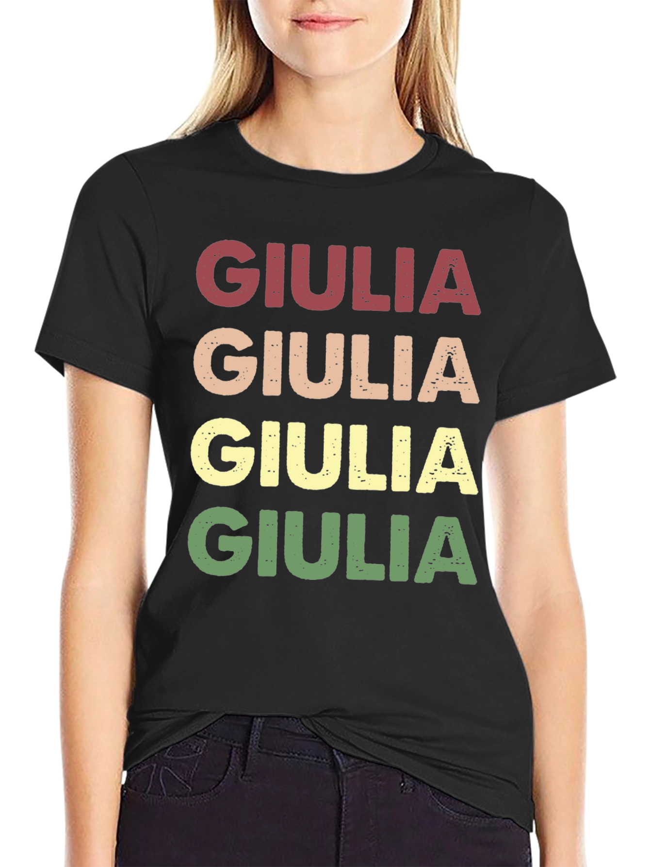 Giulia Retro Style T-Shirt