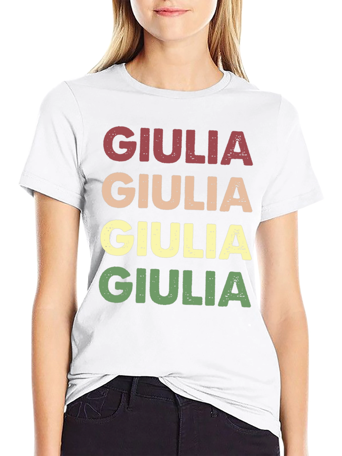 Giulia Retro Style T-Shirt