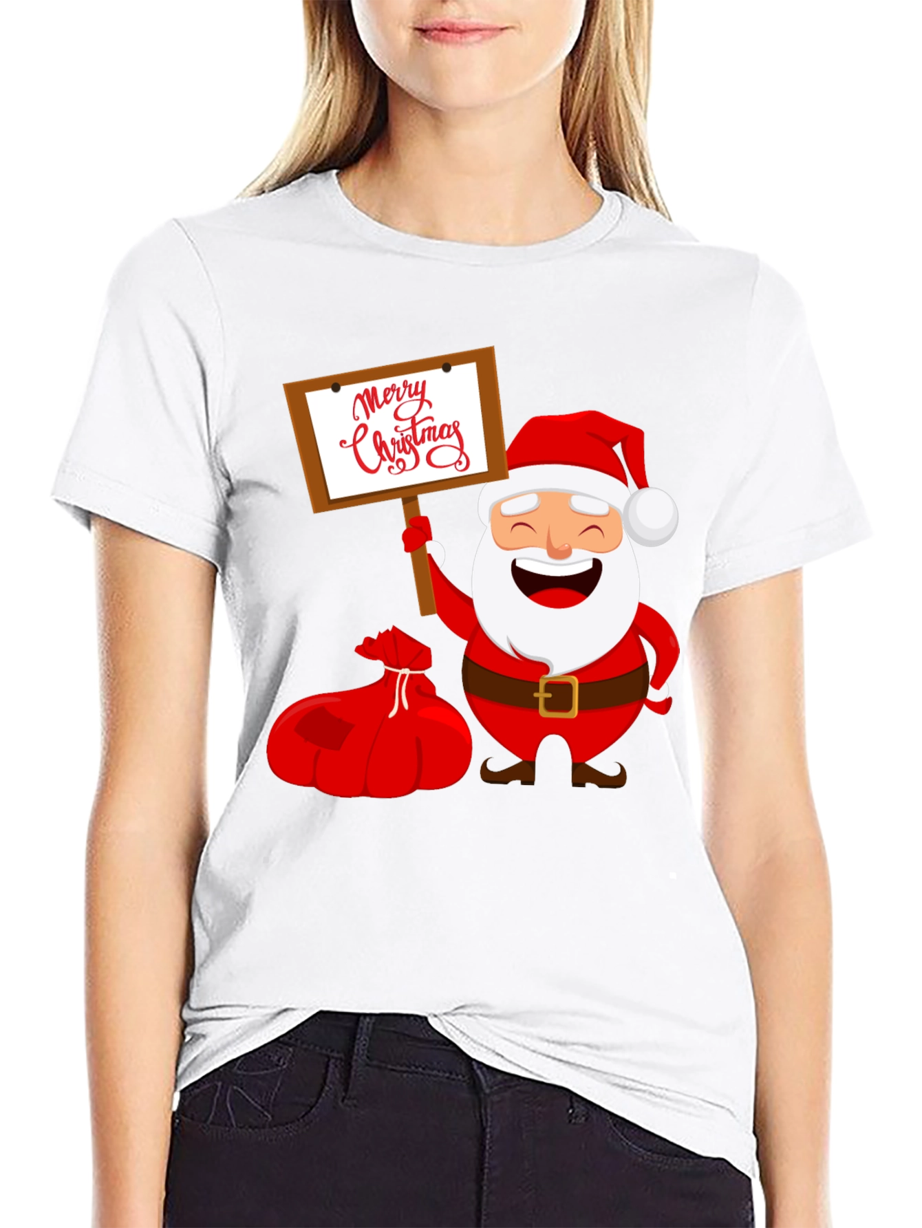 Merry Christmas Santa Graphic Tee