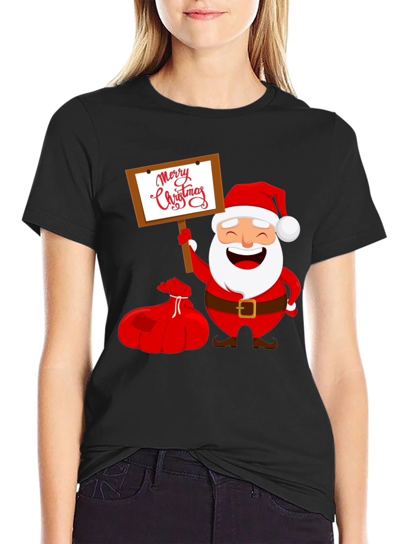 Merry Christmas Santa Graphic Tee
