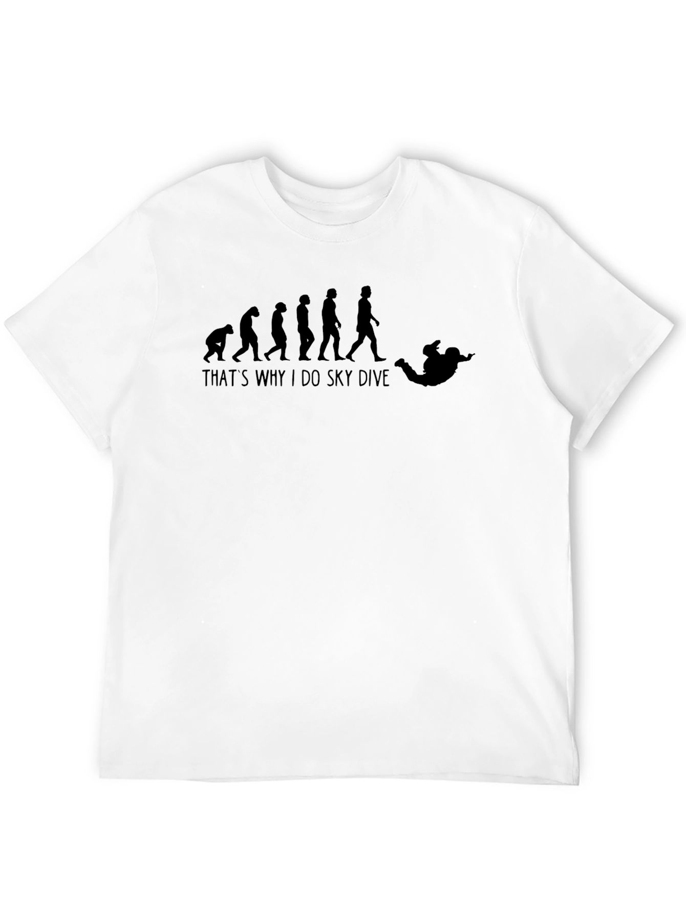 Evolution Skydiving T-Shirt - Funny Skydive Tee