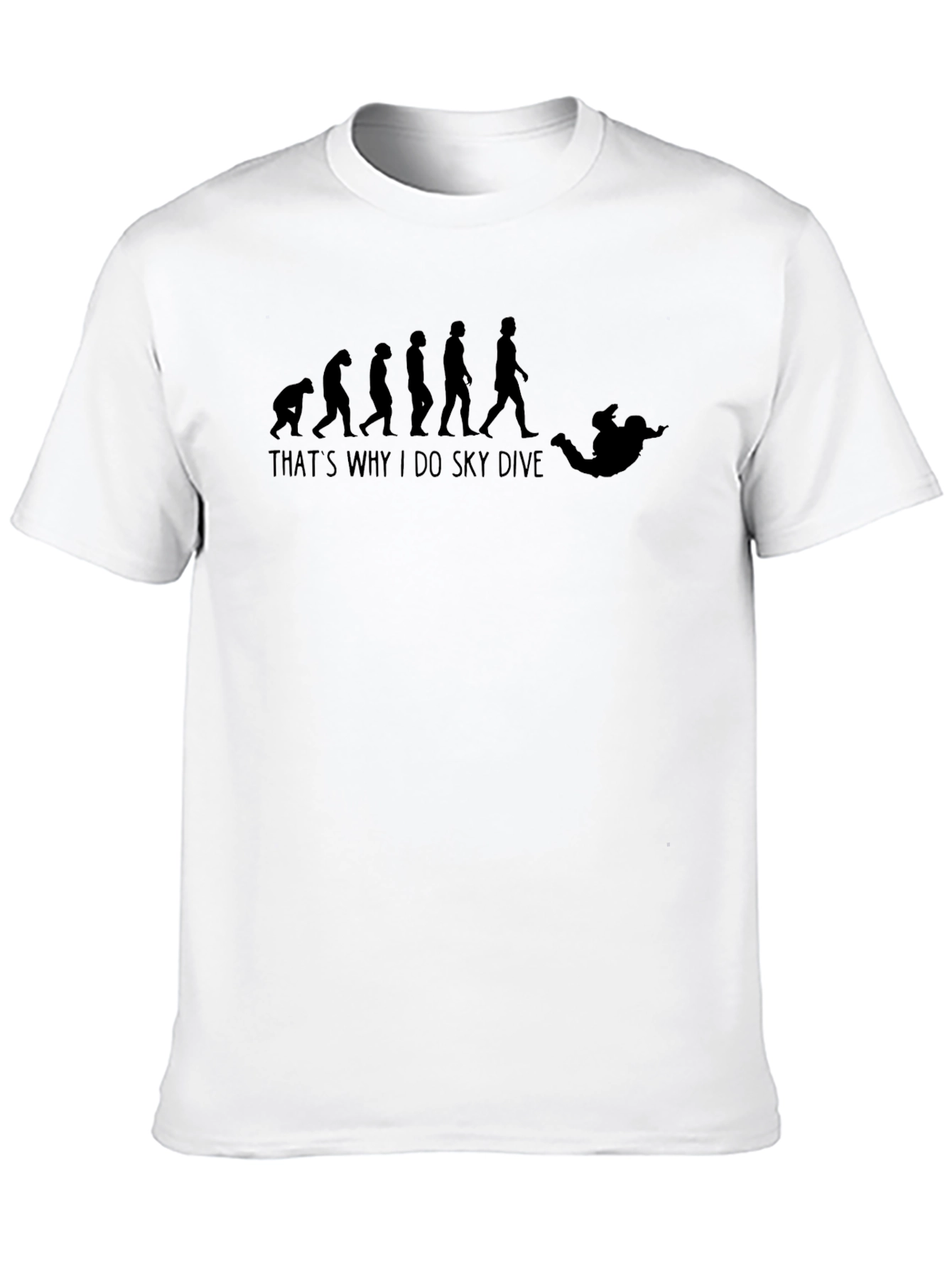 Evolution Skydiving T-Shirt - Funny Skydive Tee