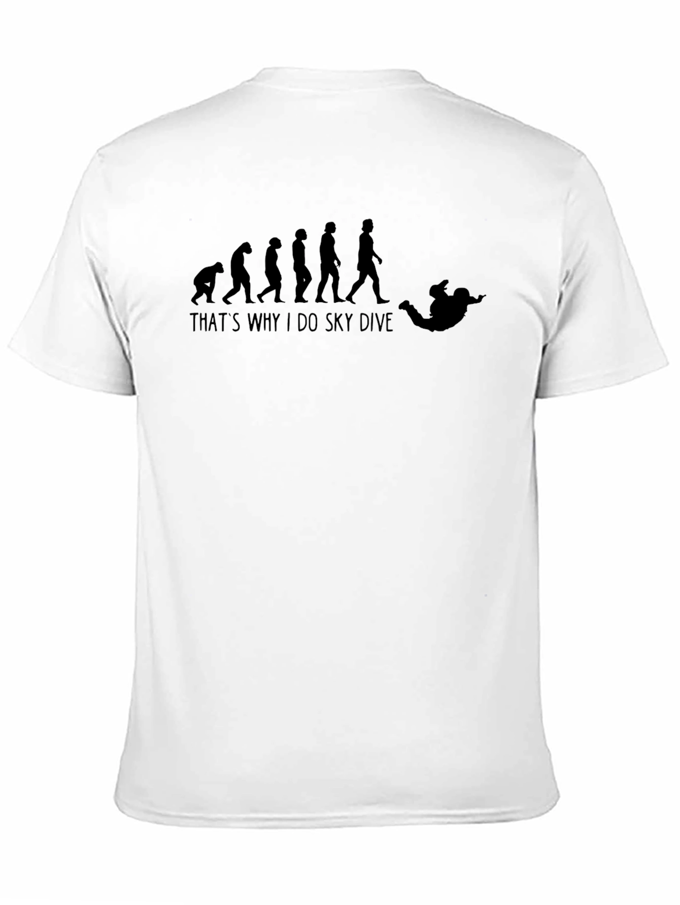Evolution Skydiving T-Shirt - Funny Skydive Tee