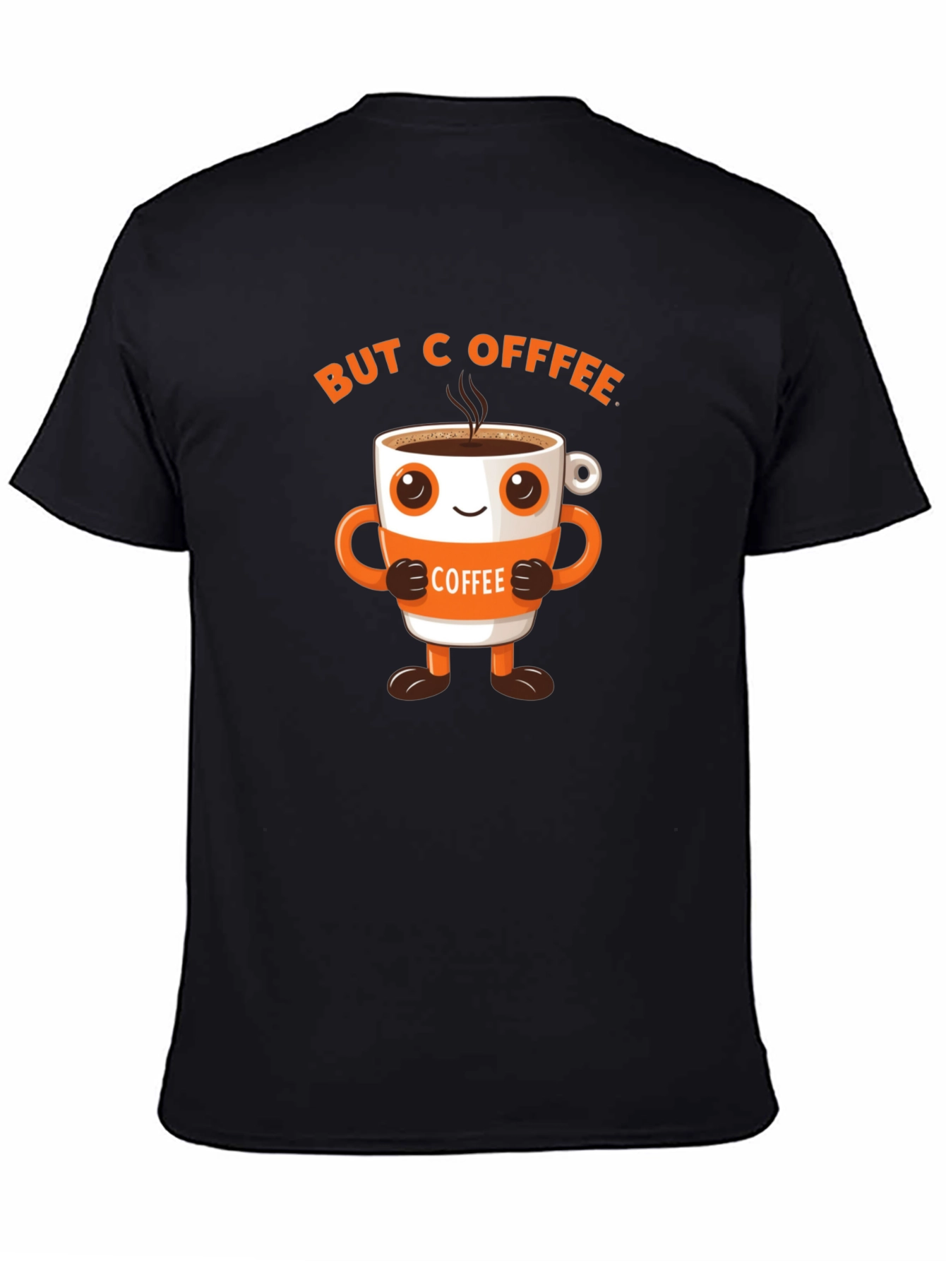 But Coffee Funny Cartoon T-Shirt
