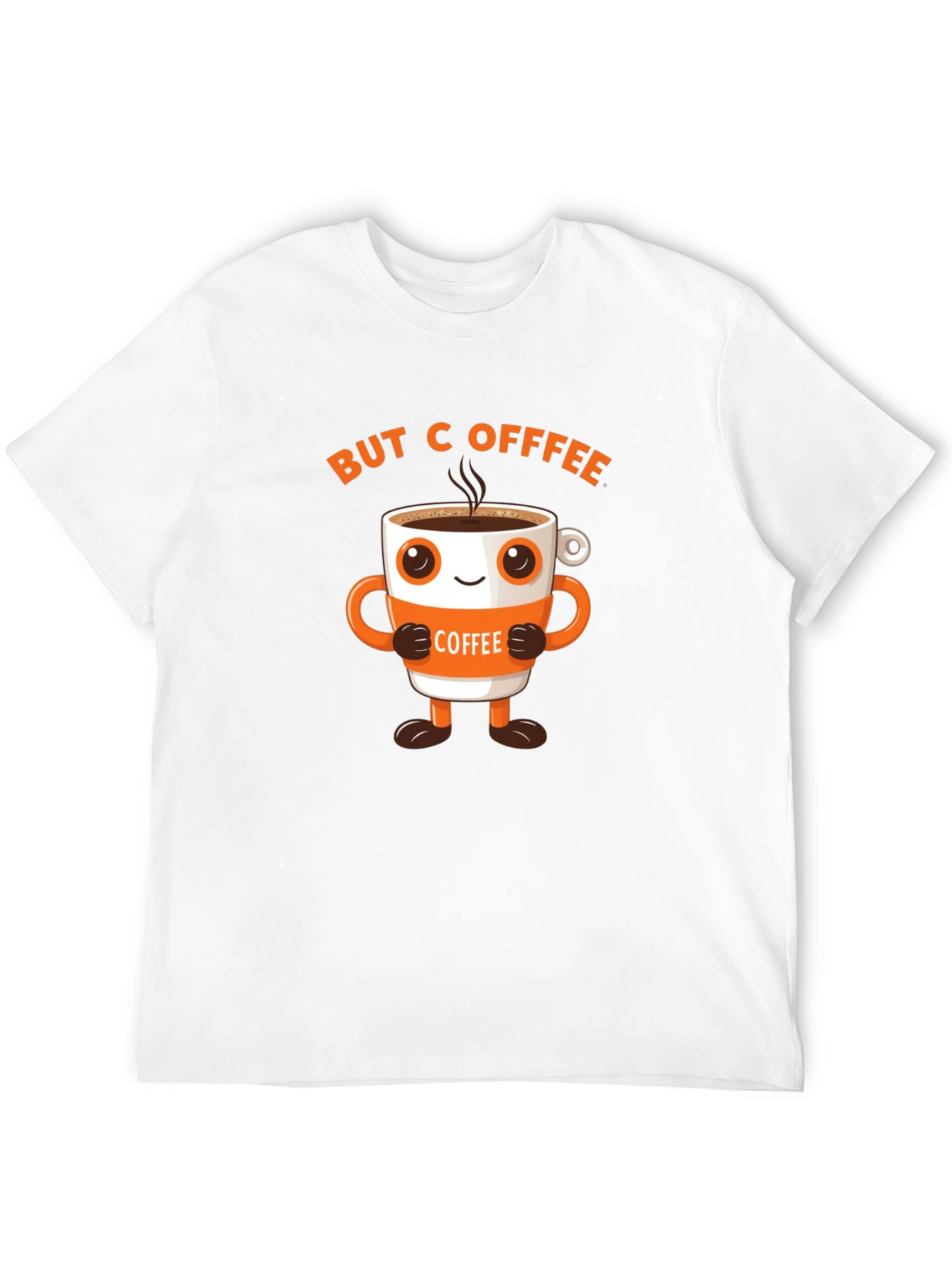 But Coffee Funny Cartoon T-Shirt