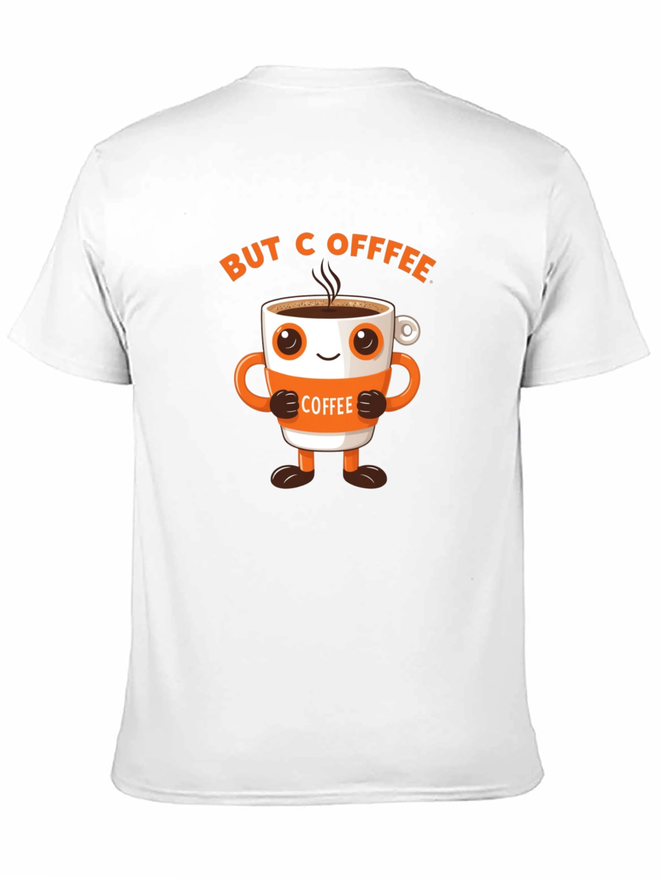 But Coffee Funny Cartoon T-Shirt