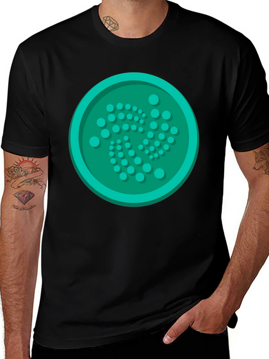 IOTA Cryptocurrency Logo T-Shirt - Black Tee
