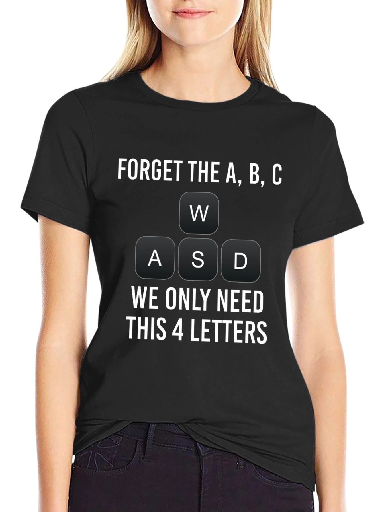 Gamer T-Shirt: WASD Keyboard Design