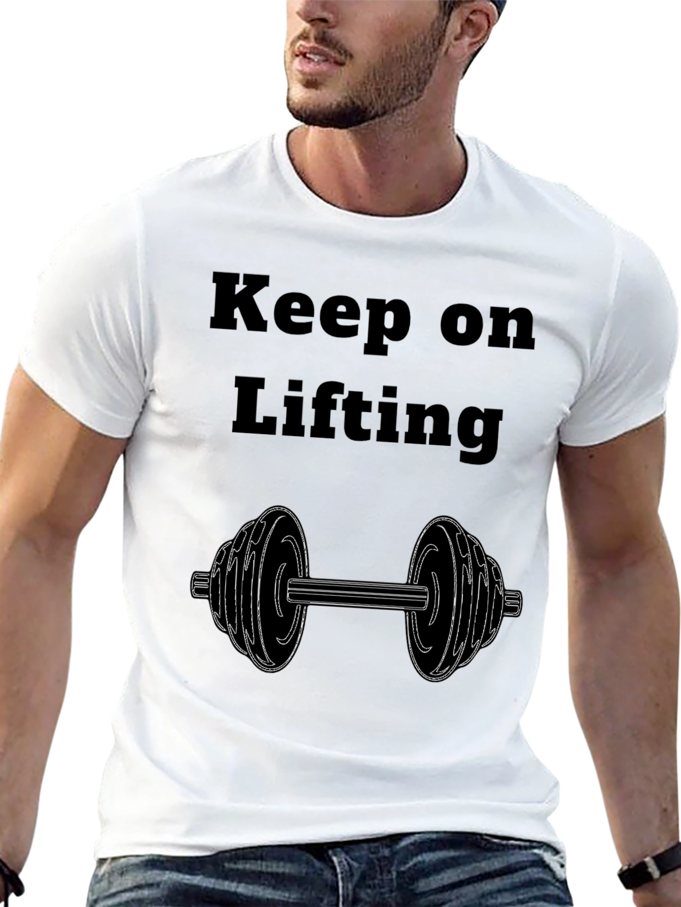Keep on Lifting Graphic Tee - Gym Motivation Shirt
