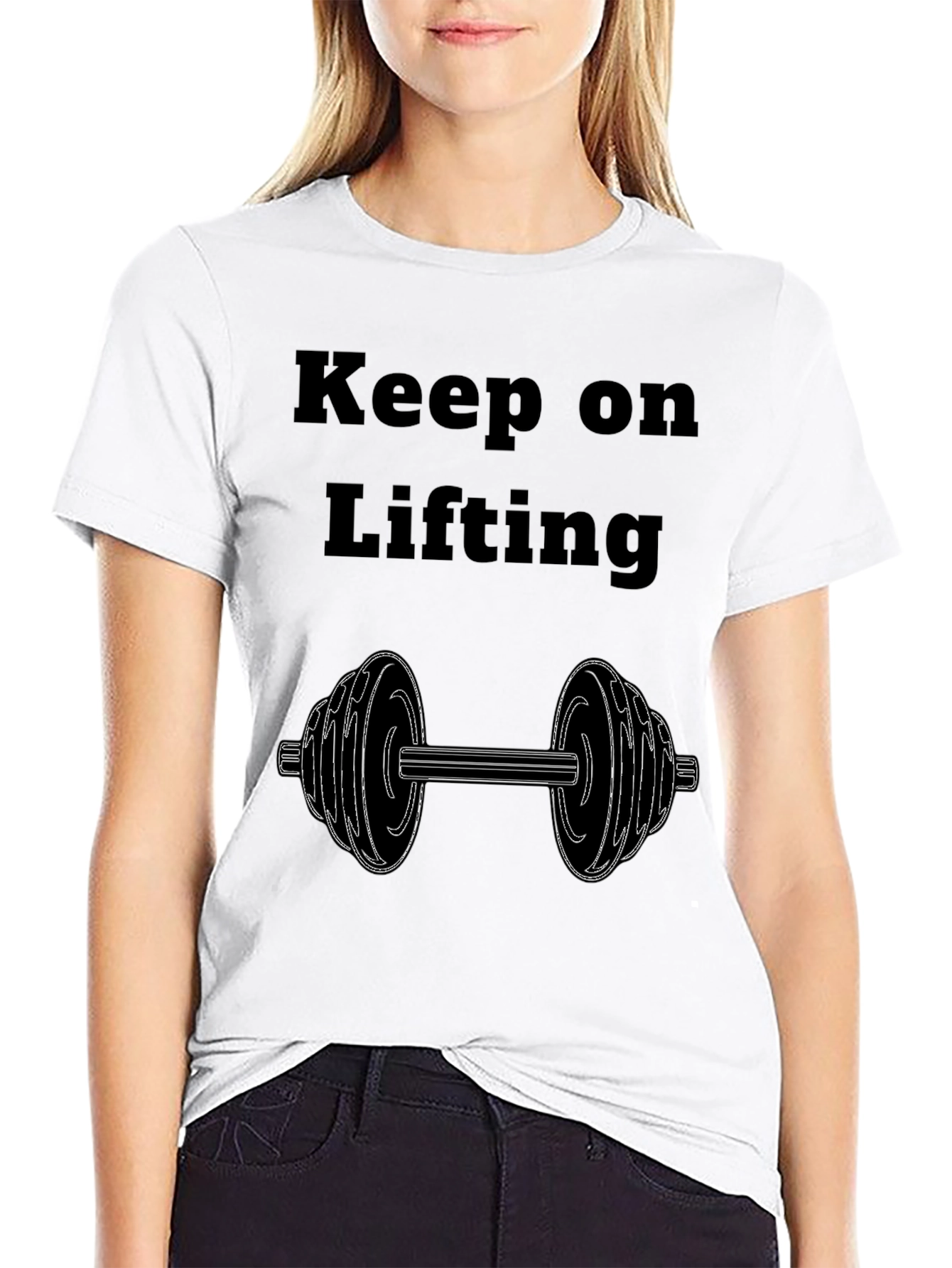 Keep on Lifting Graphic Tee - Gym Motivation Shirt