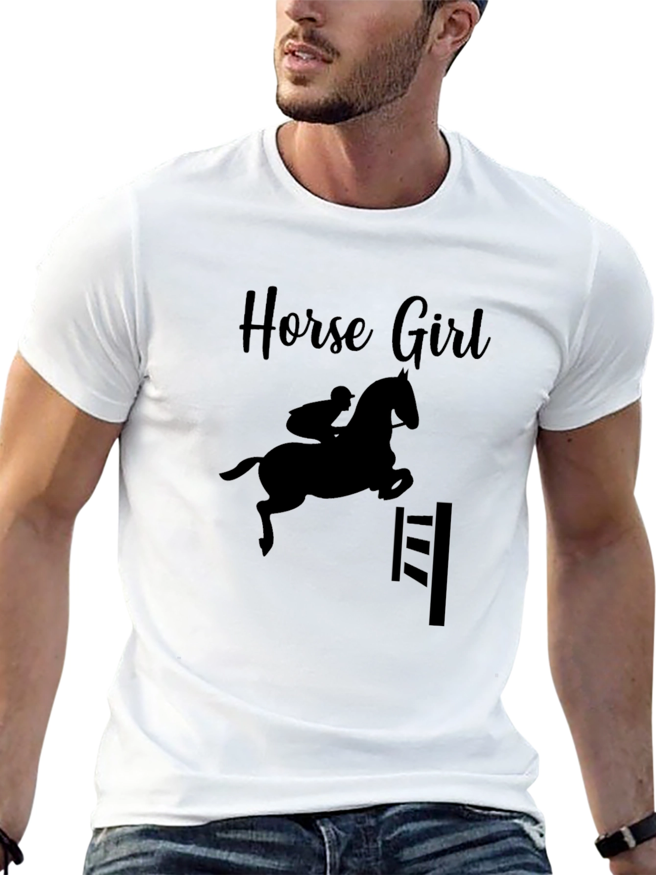 Horse Girl T-Shirt - Equestrian Rider Tee
