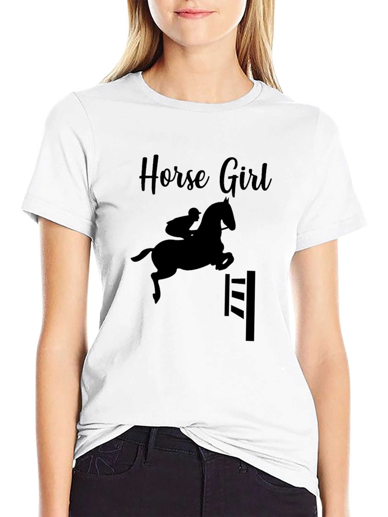 Horse Girl T-Shirt - Equestrian Rider Tee