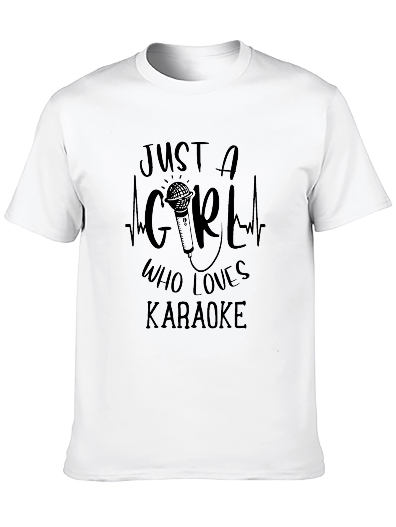 Karaoke Lover Black T-Shirt