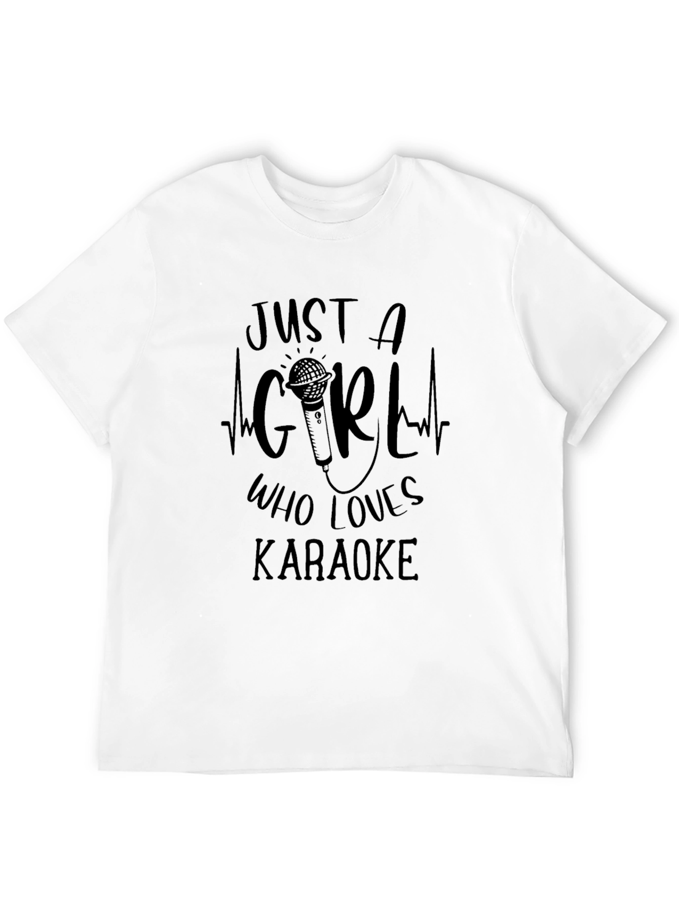 Karaoke Lover Black T-Shirt