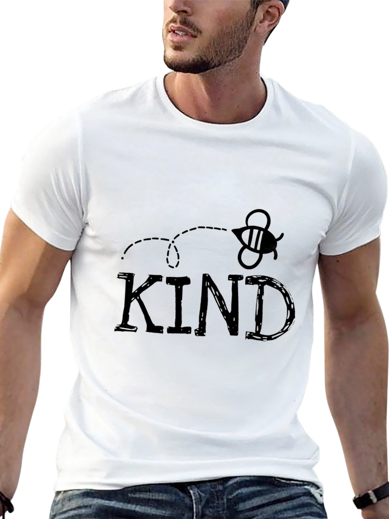 Be Kind Graphic Tee - Black