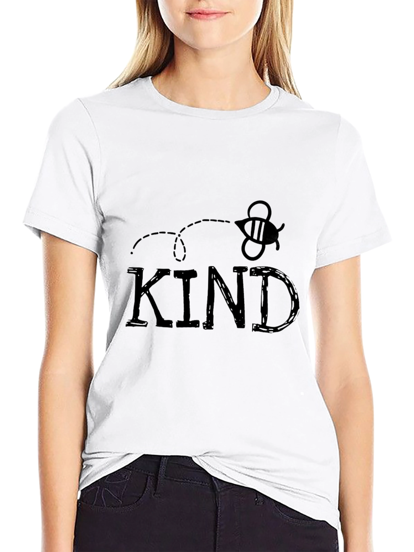 Be Kind Graphic Tee - Black