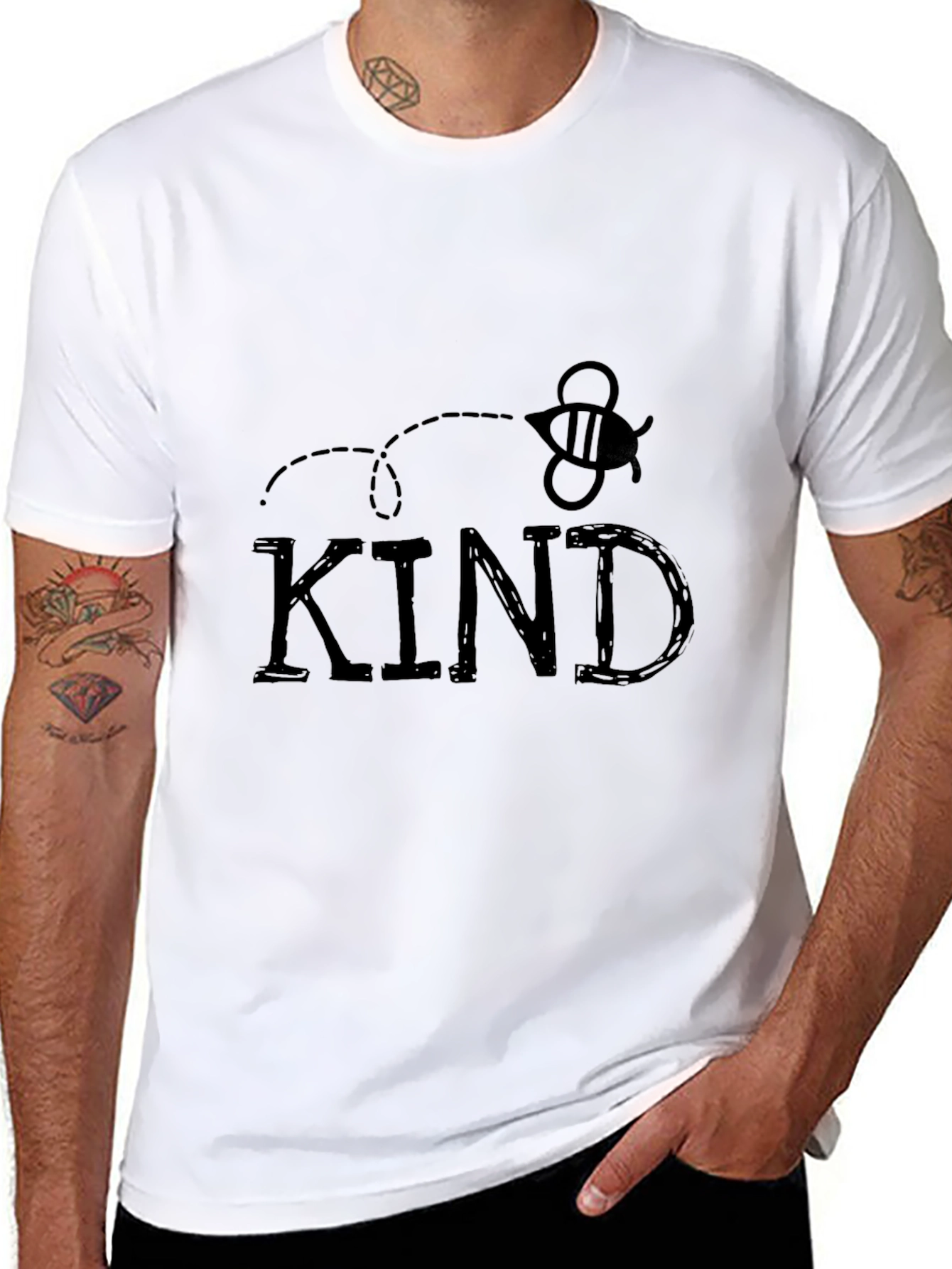 Be Kind Graphic Tee - Black