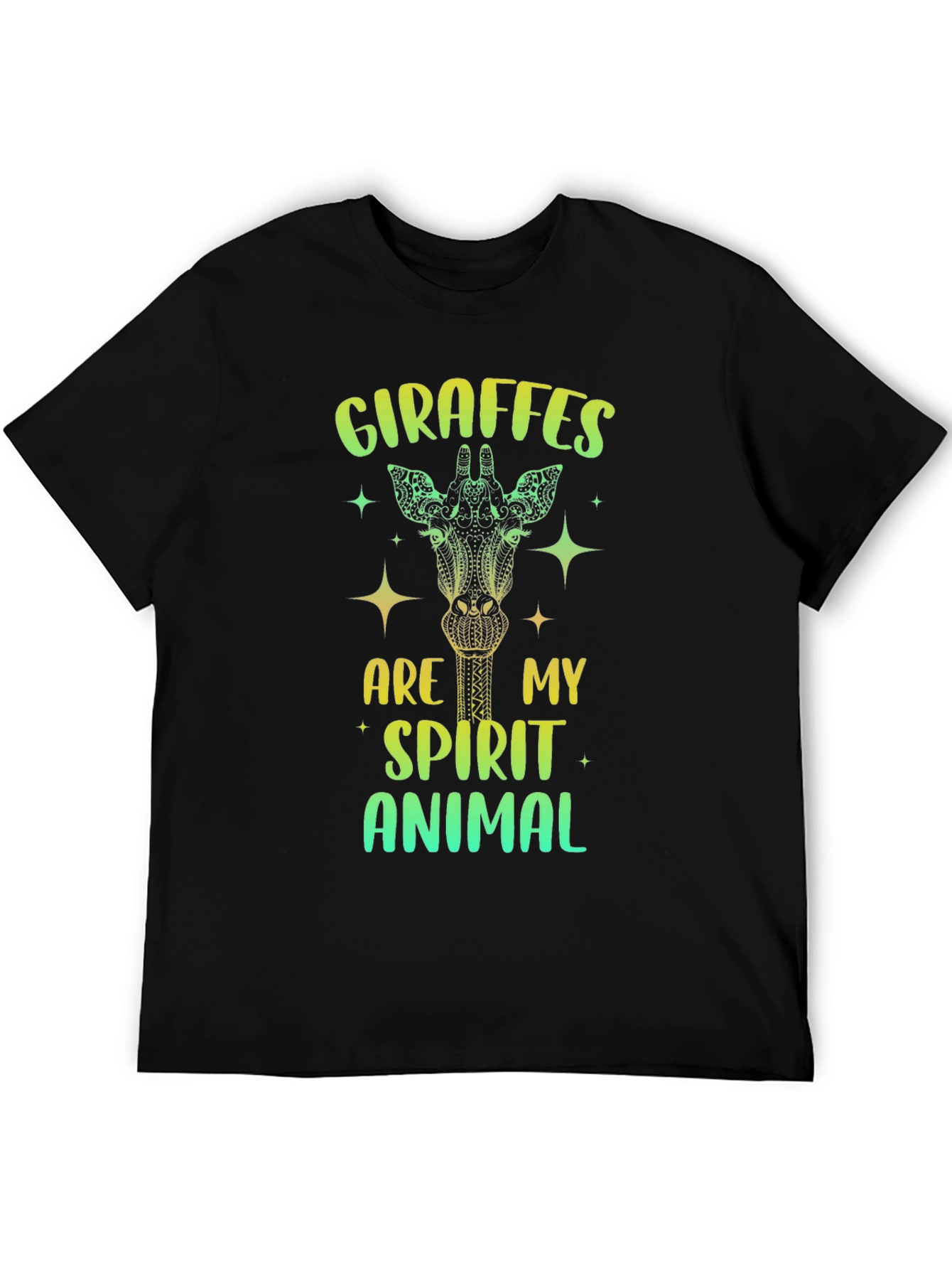 Giraffe Spirit Animal Graphic Tee