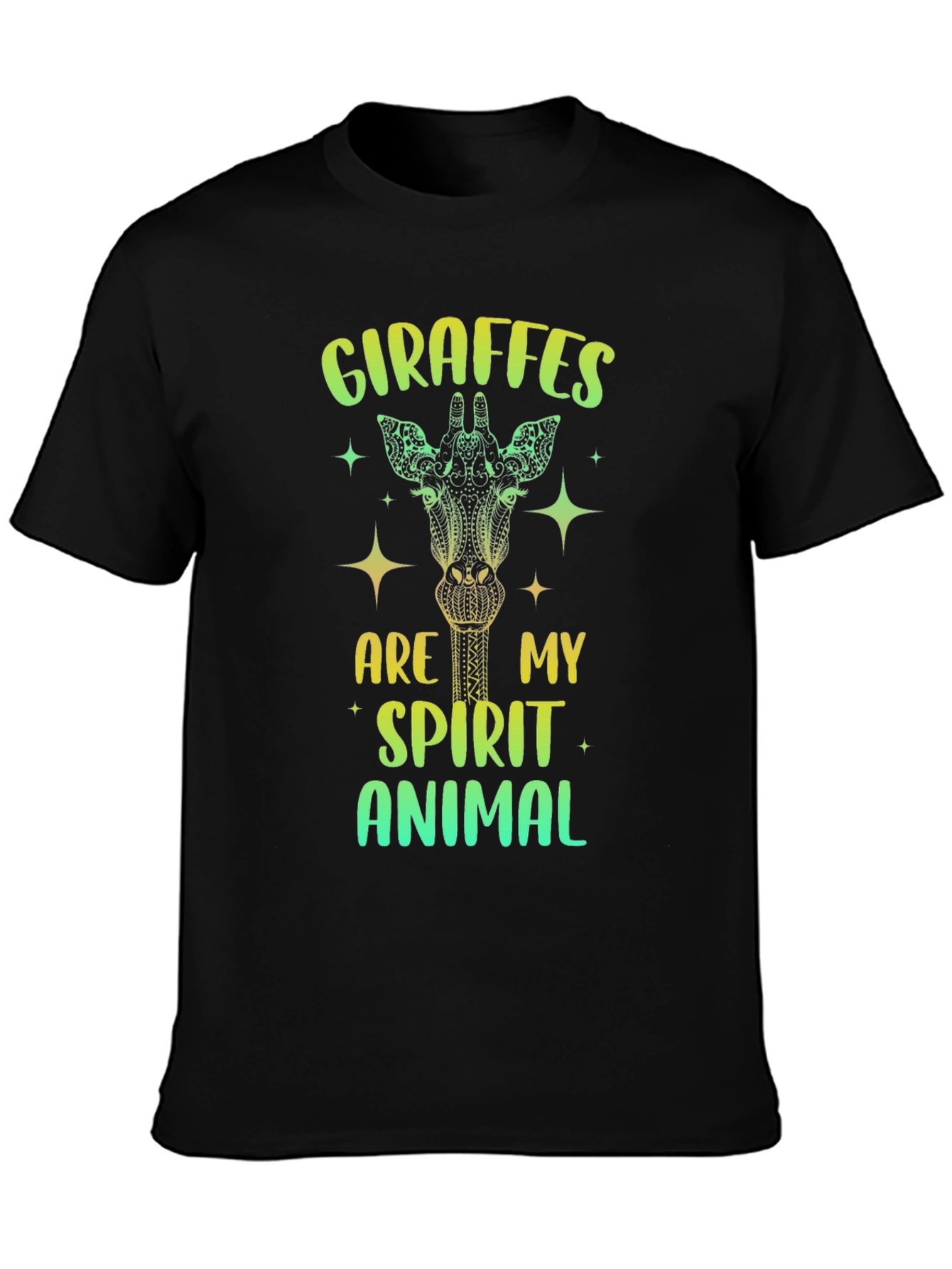 Giraffe Spirit Animal Graphic Tee