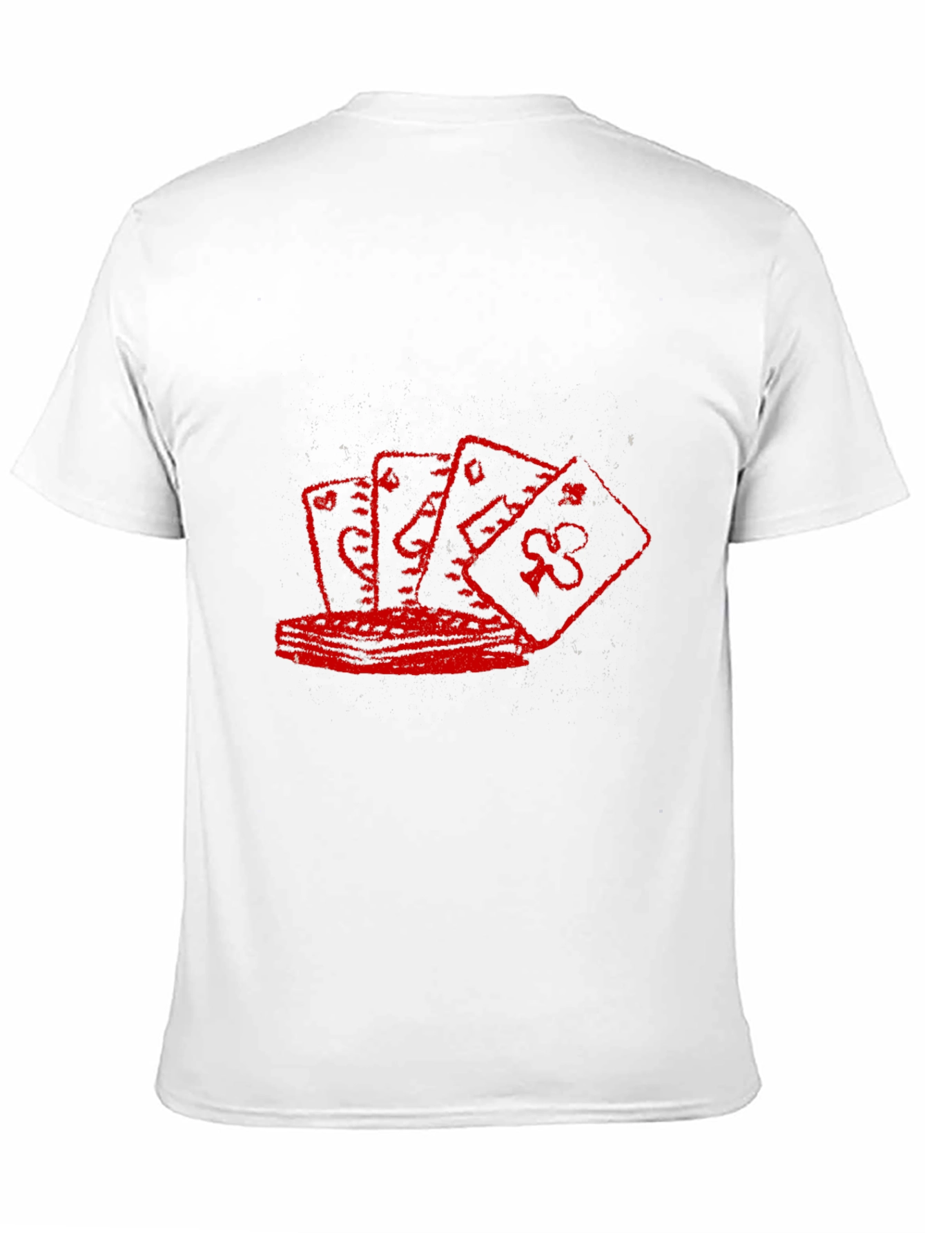 Playing Card Graphic Tee - Black