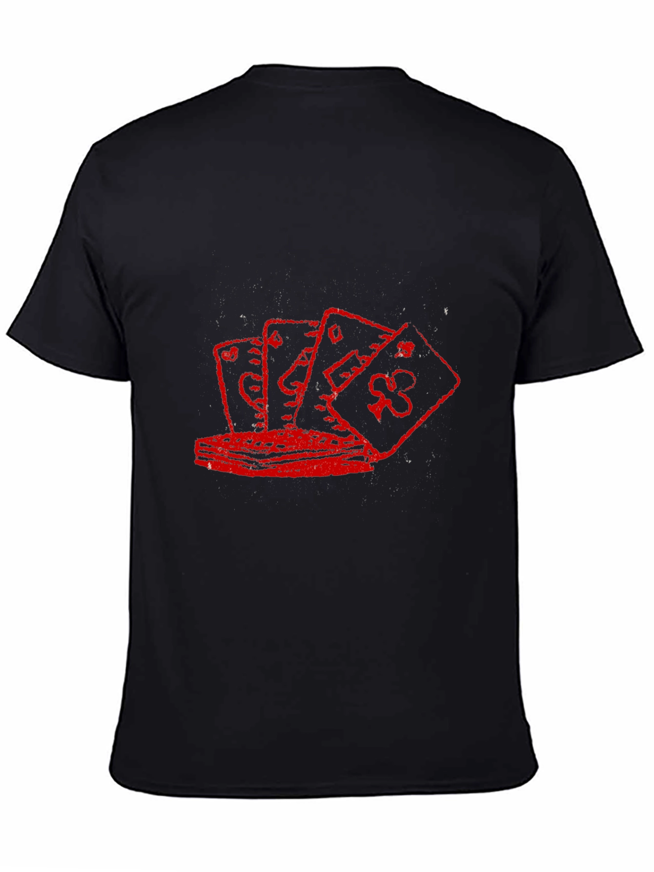 Playing Card Graphic Tee - Black