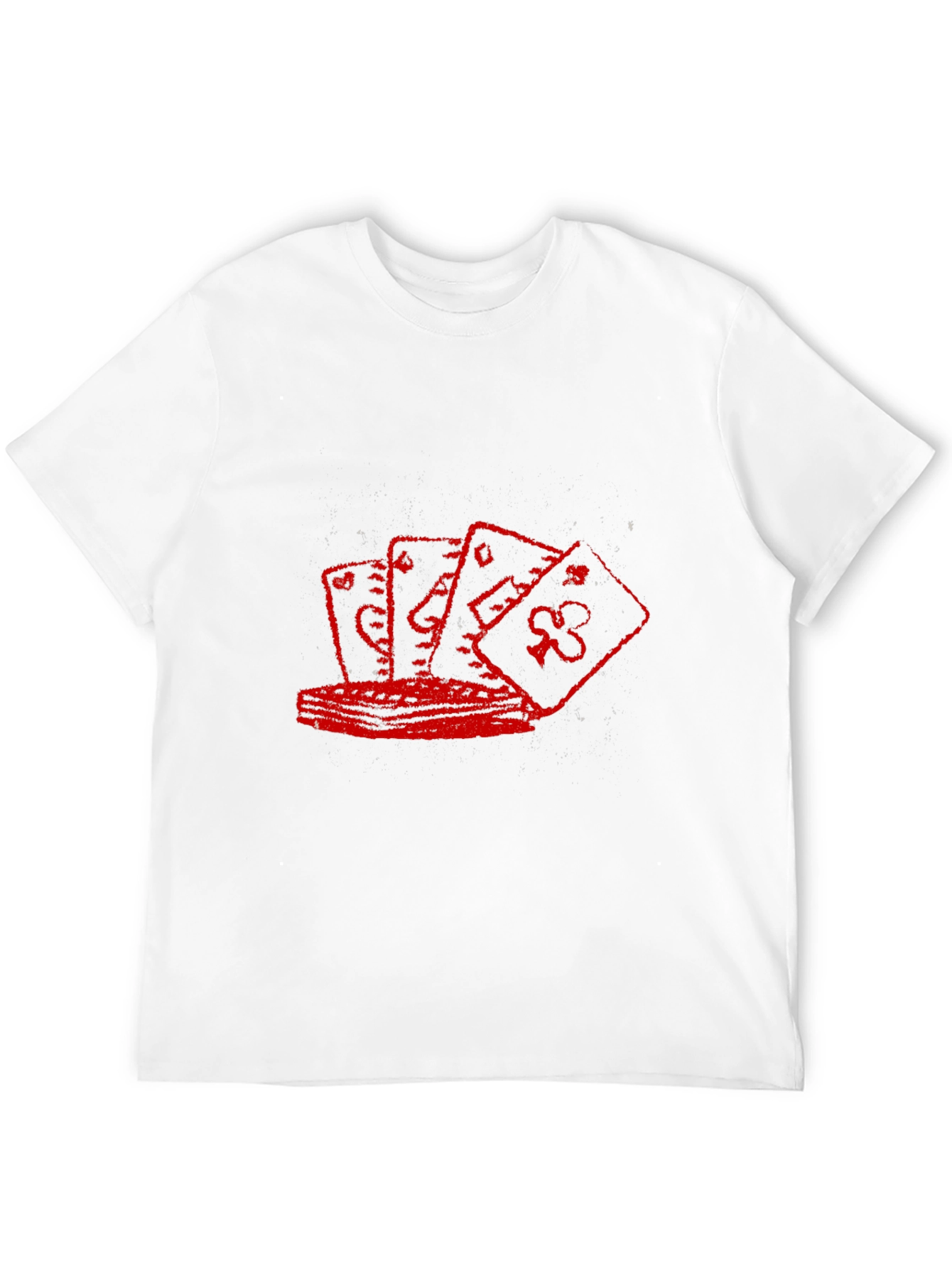 Playing Card Graphic Tee - Black