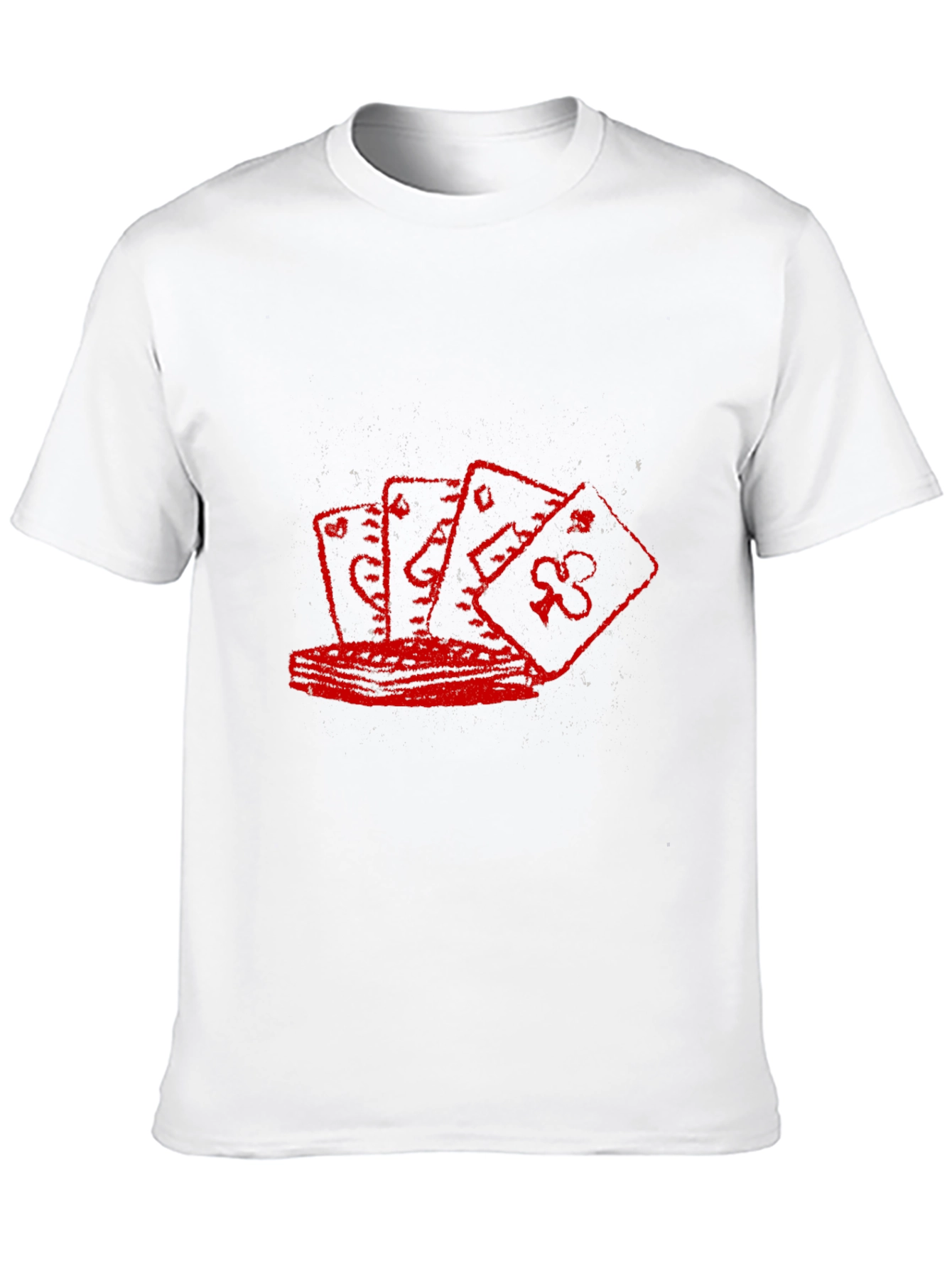 Playing Card Graphic Tee - Black
