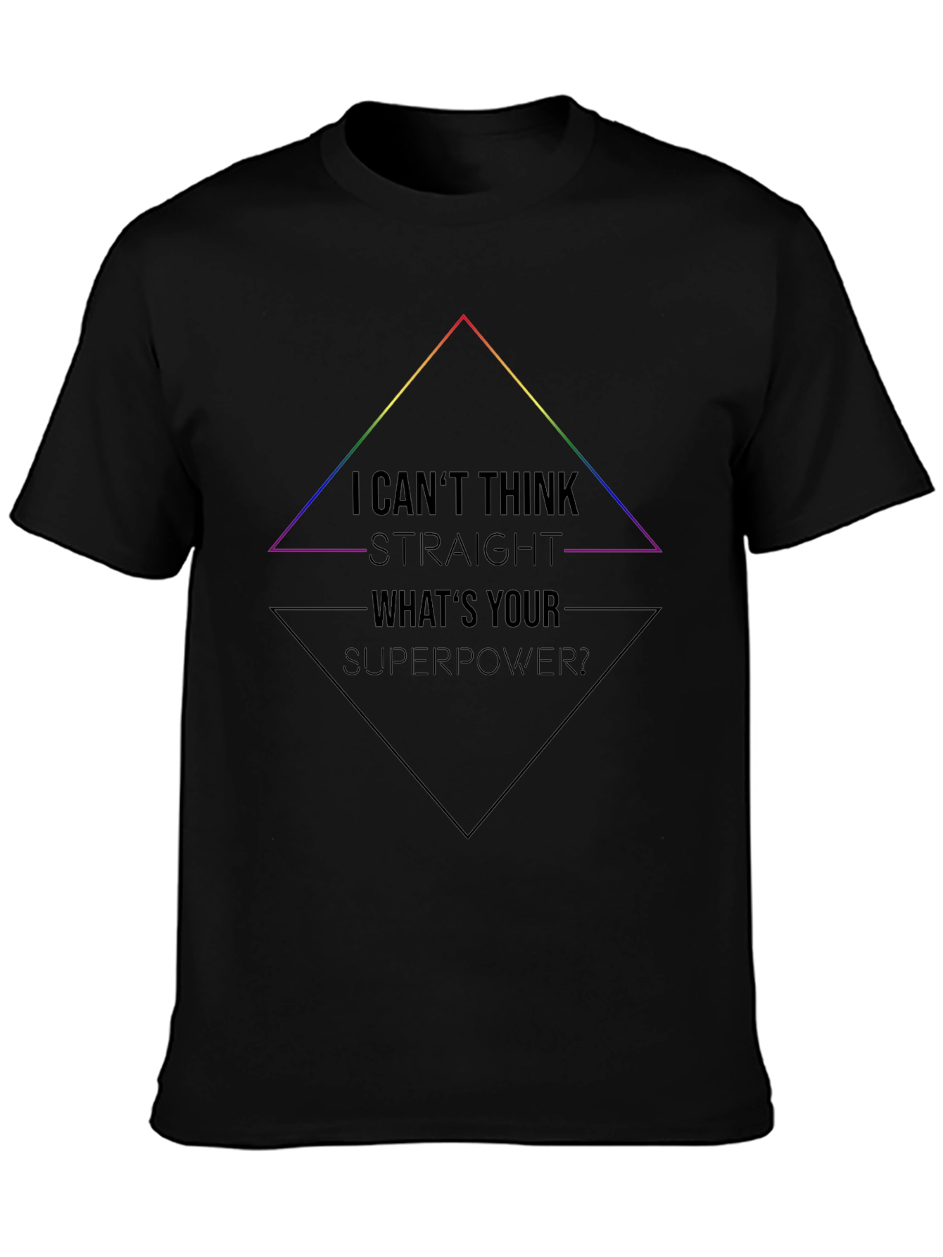 I Cant Think Straight T-Shirt - LGBTQ Pride Tee