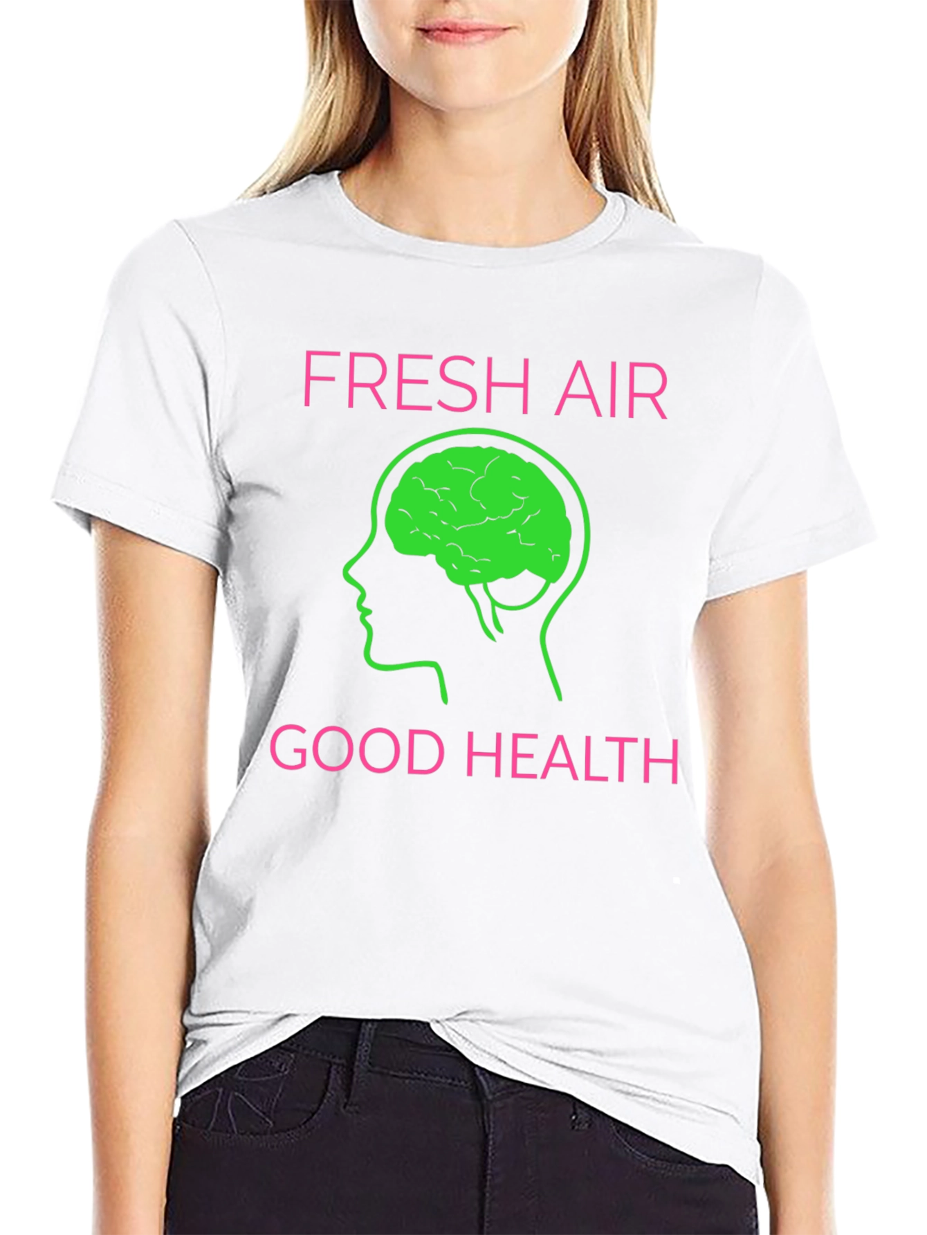 Fresh Air Good Health Graphic T-Shirt