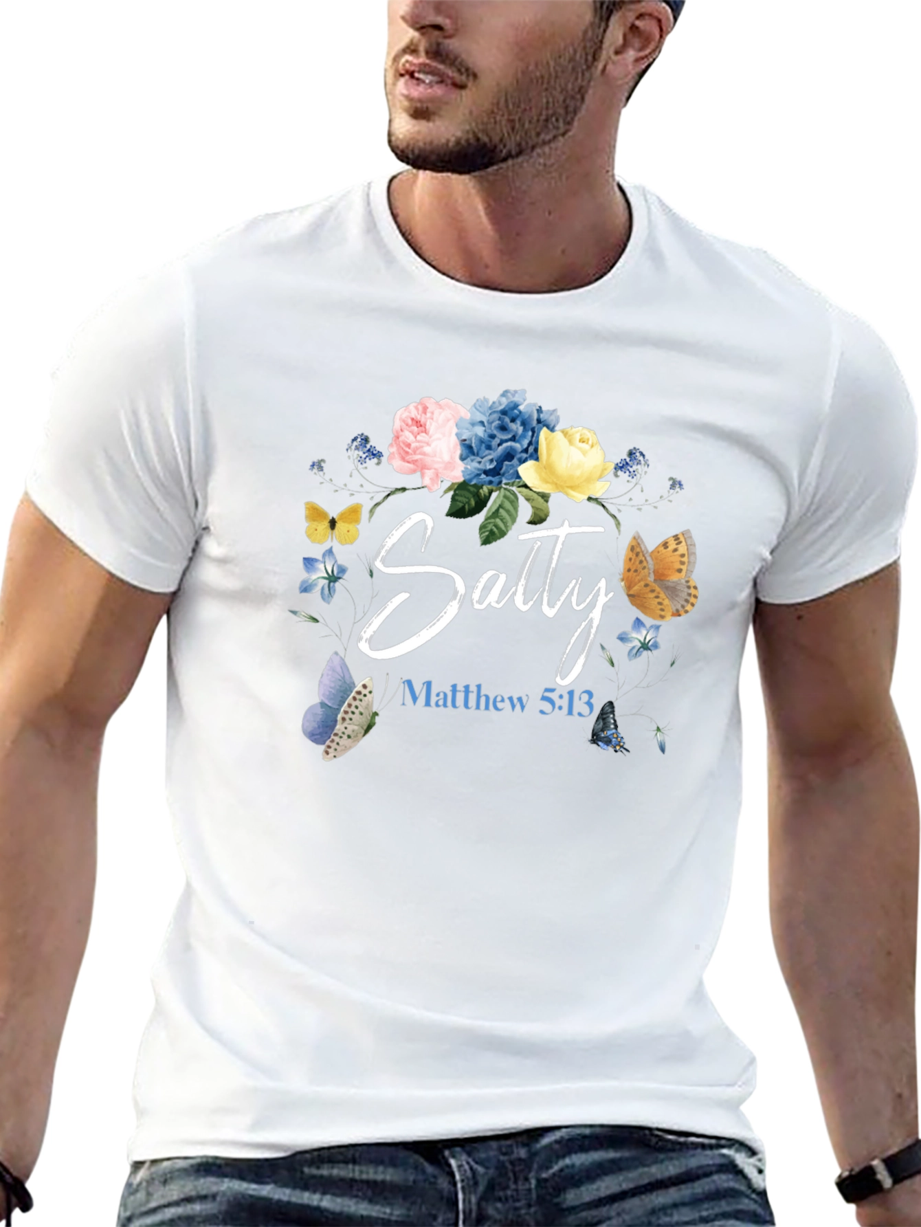 Salty Matthew 5:13 Graphic Tee - Christian T-Shirt