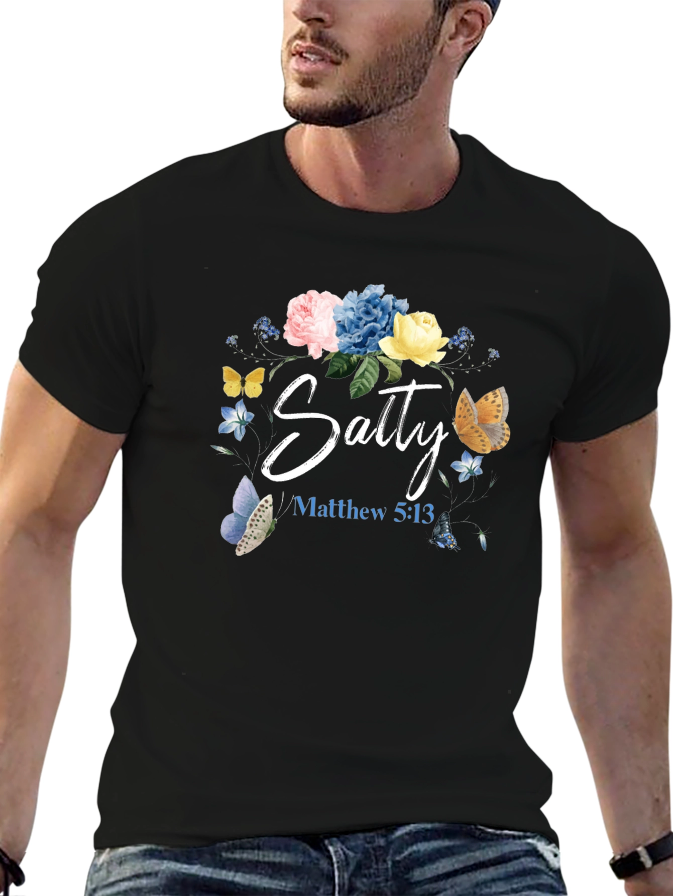 Salty Matthew 5:13 Graphic Tee - Christian T-Shirt