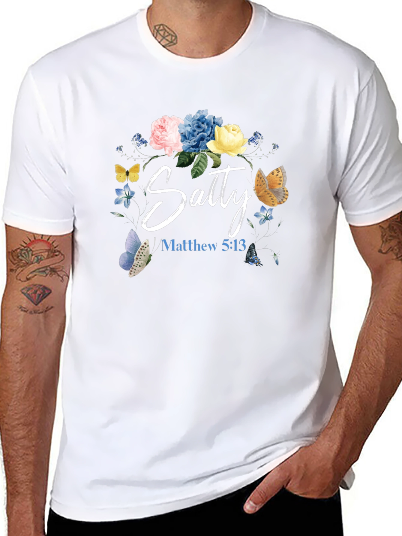 Salty Matthew 5:13 Graphic Tee - Christian T-Shirt