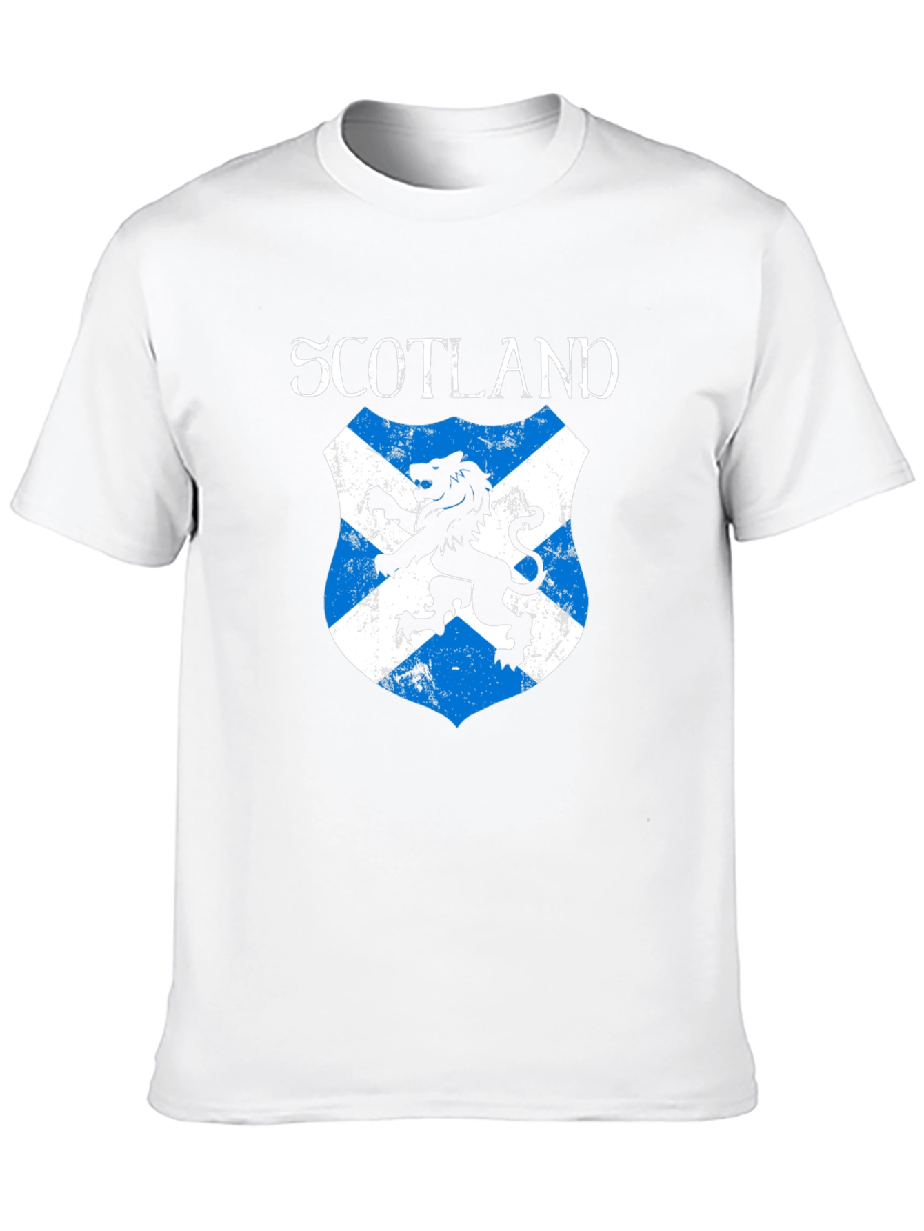 Scotland Shield Black T-Shirt Lion Rampant