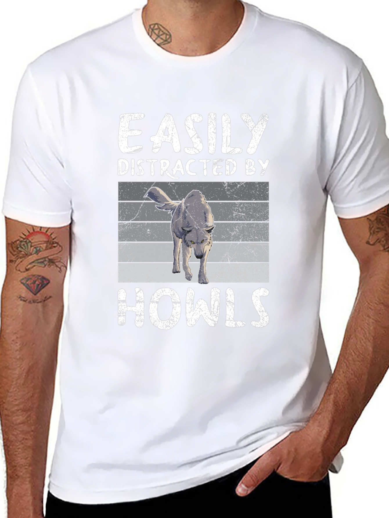 Easily Distracted By Howls Graphic Tee