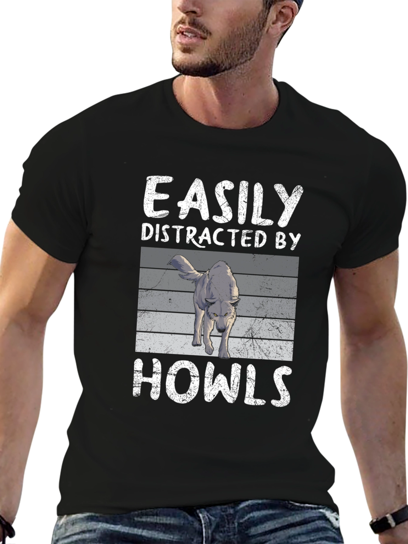 Easily Distracted By Howls Graphic Tee
