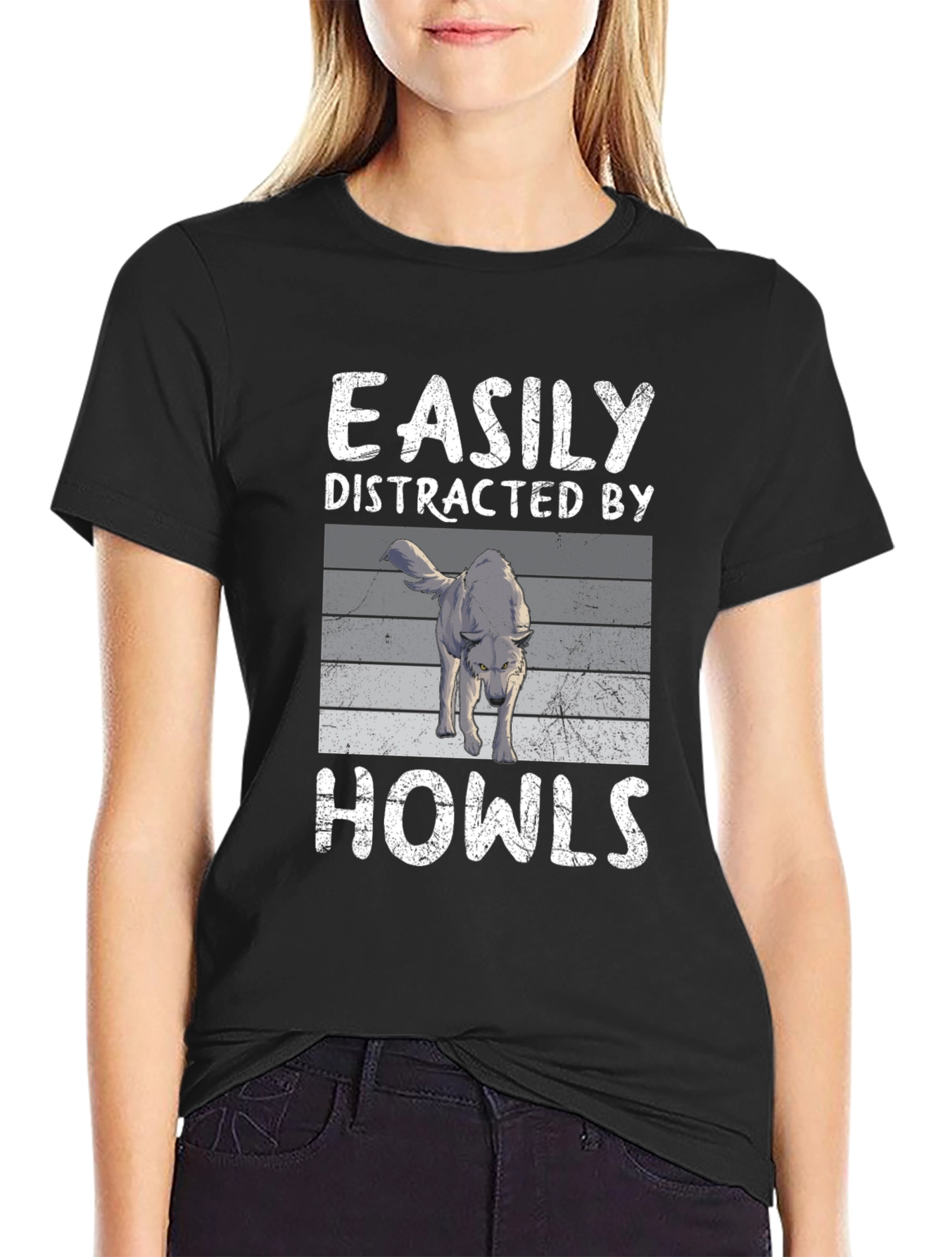 Easily Distracted By Howls Graphic Tee