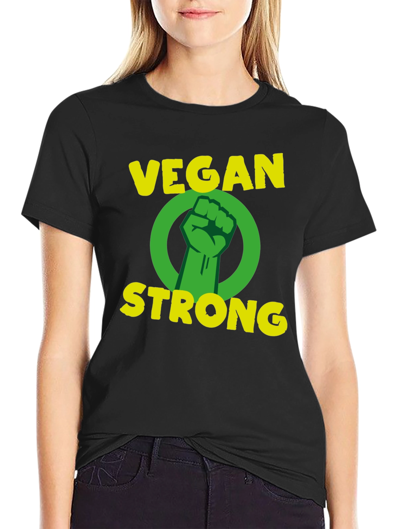 Vegan Strong Graphic T-Shirt