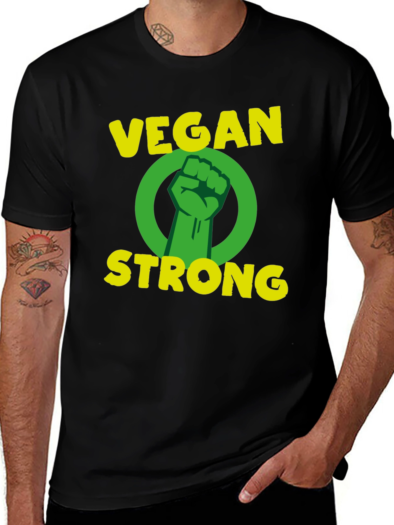 Vegan Strong Graphic T-Shirt