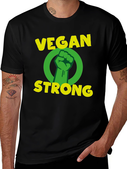 Vegan Strong Graphic T-Shirt