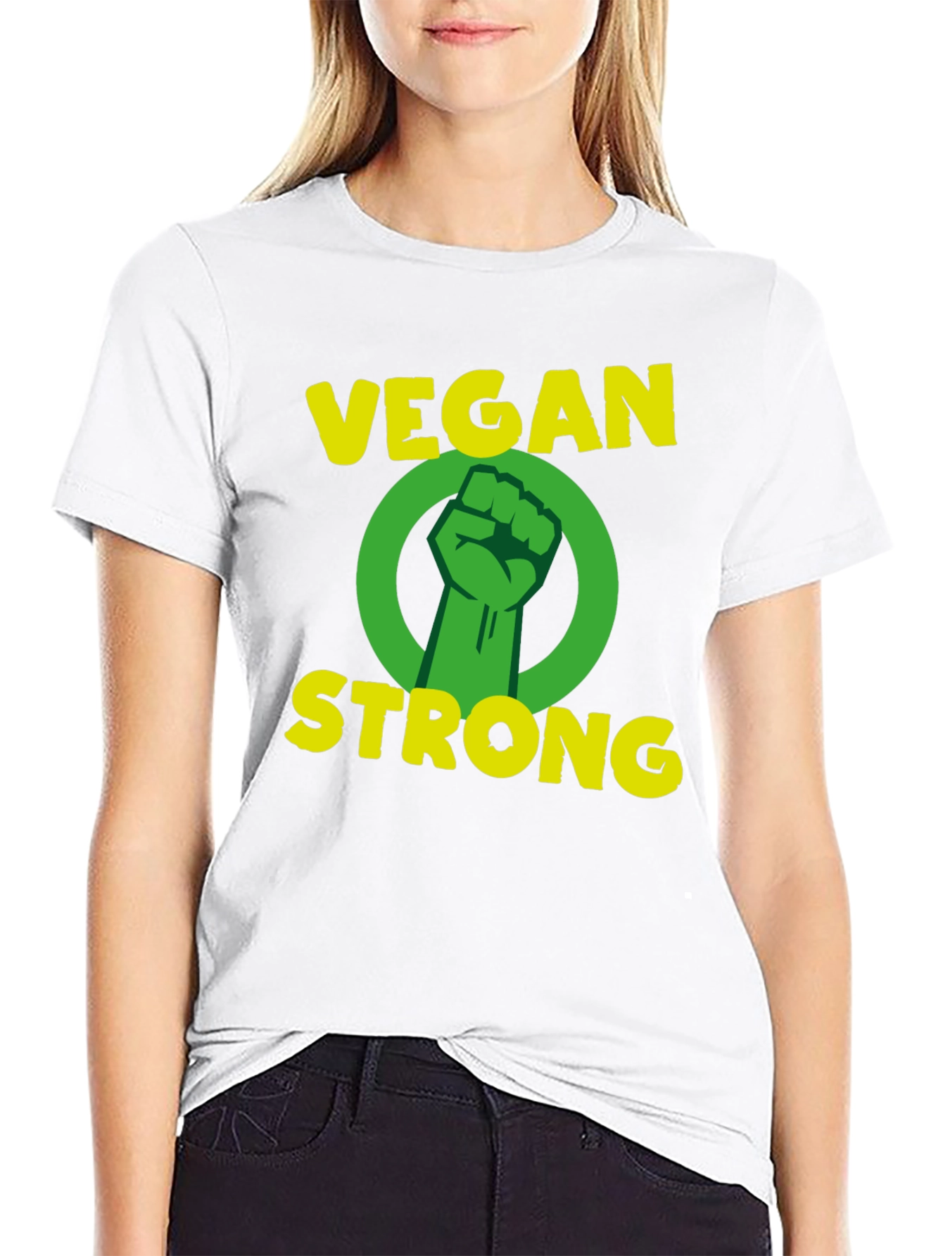 Vegan Strong Graphic T-Shirt