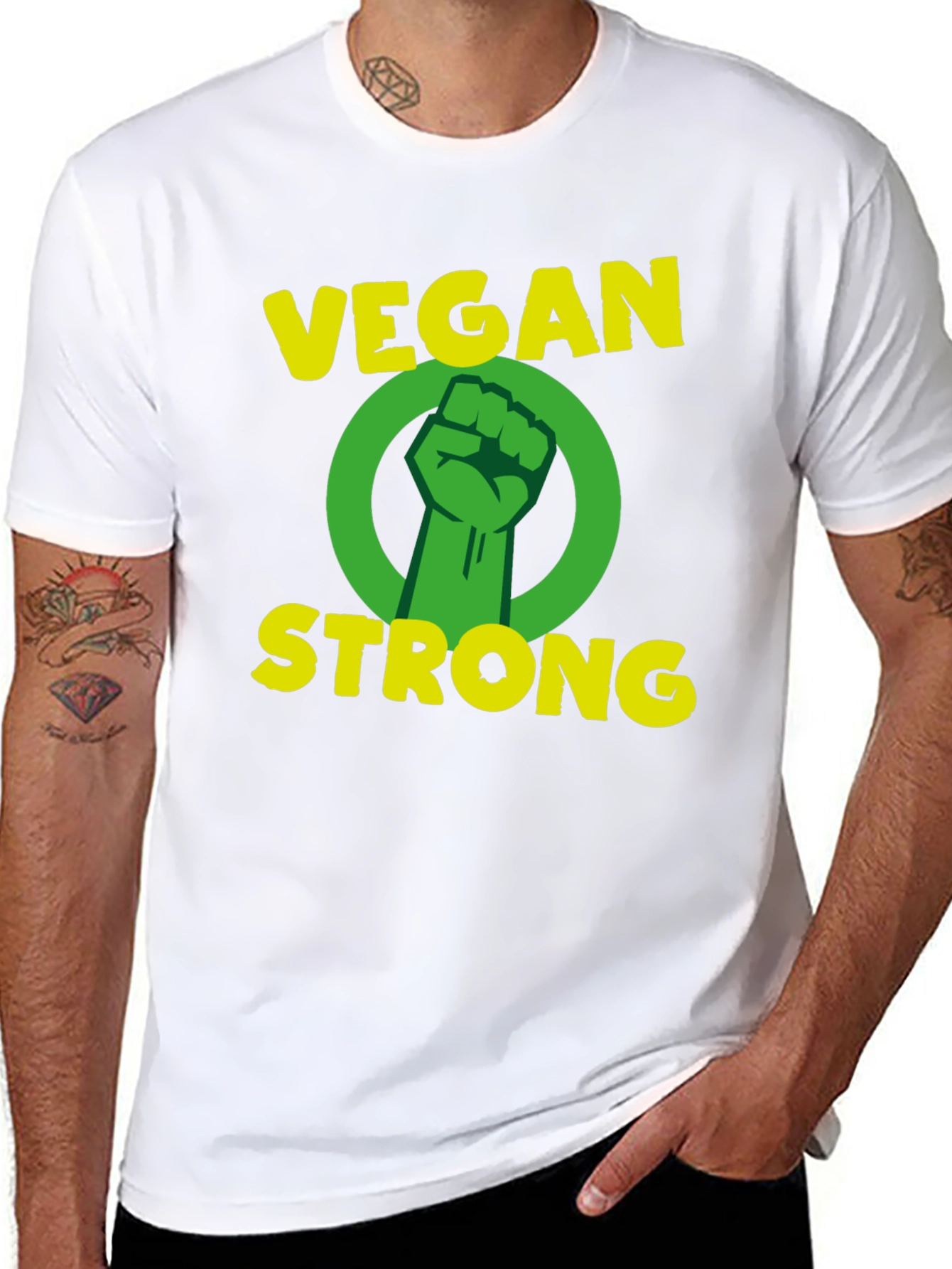 Vegan Strong Graphic T-Shirt