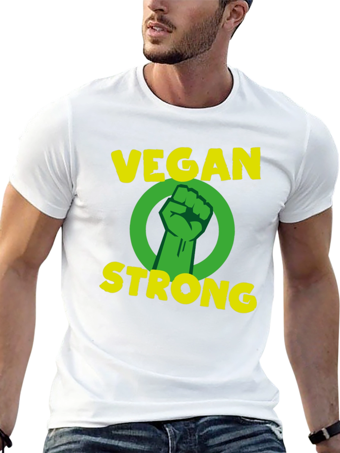 Vegan Strong Graphic T-Shirt